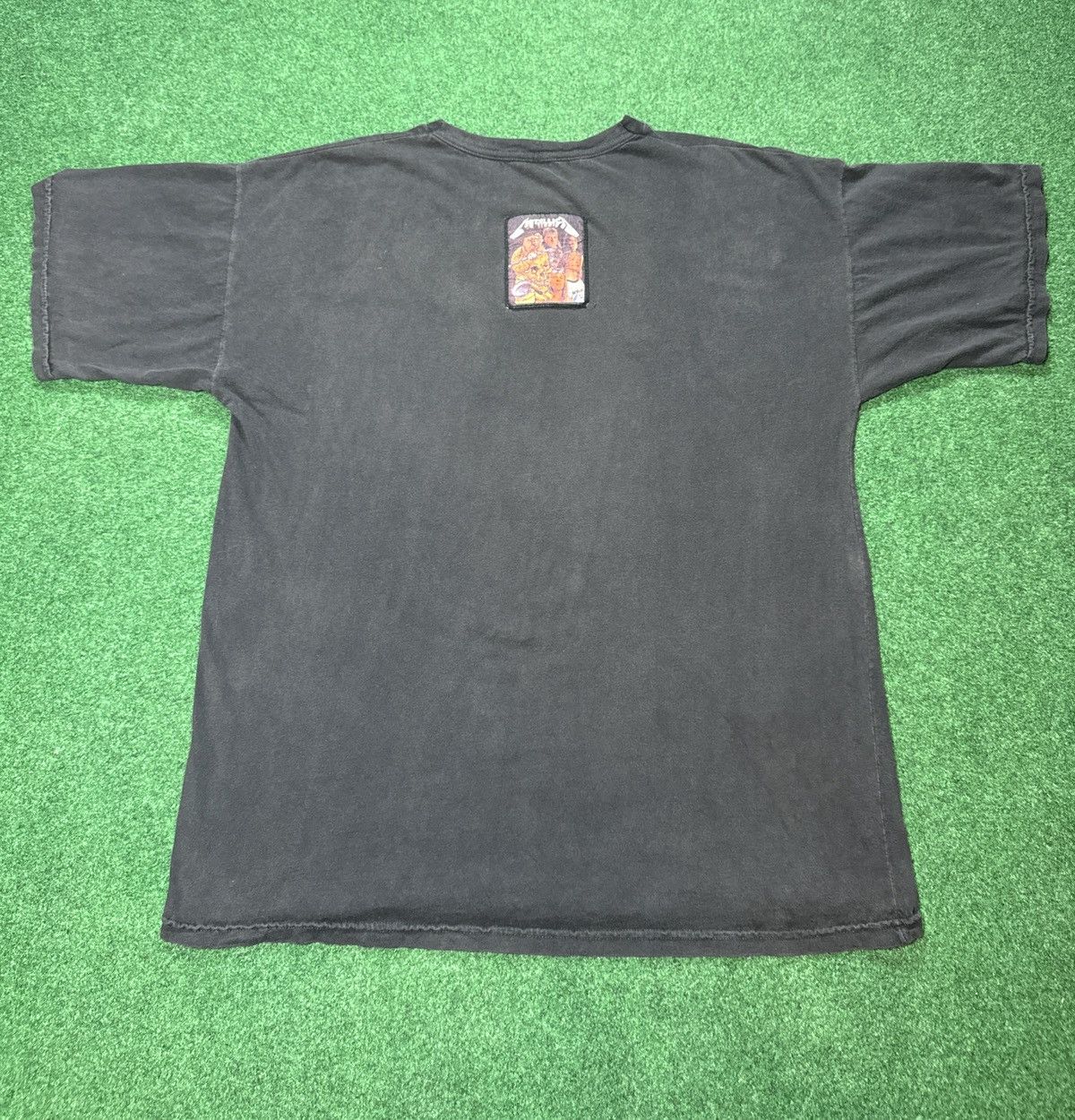 Band Tees × Vintage Vintage 80s RARE Metallica Design GRAIL Samurai XL T Shirt Size US XL / EU 56 / 4 - 4 Thumbnail