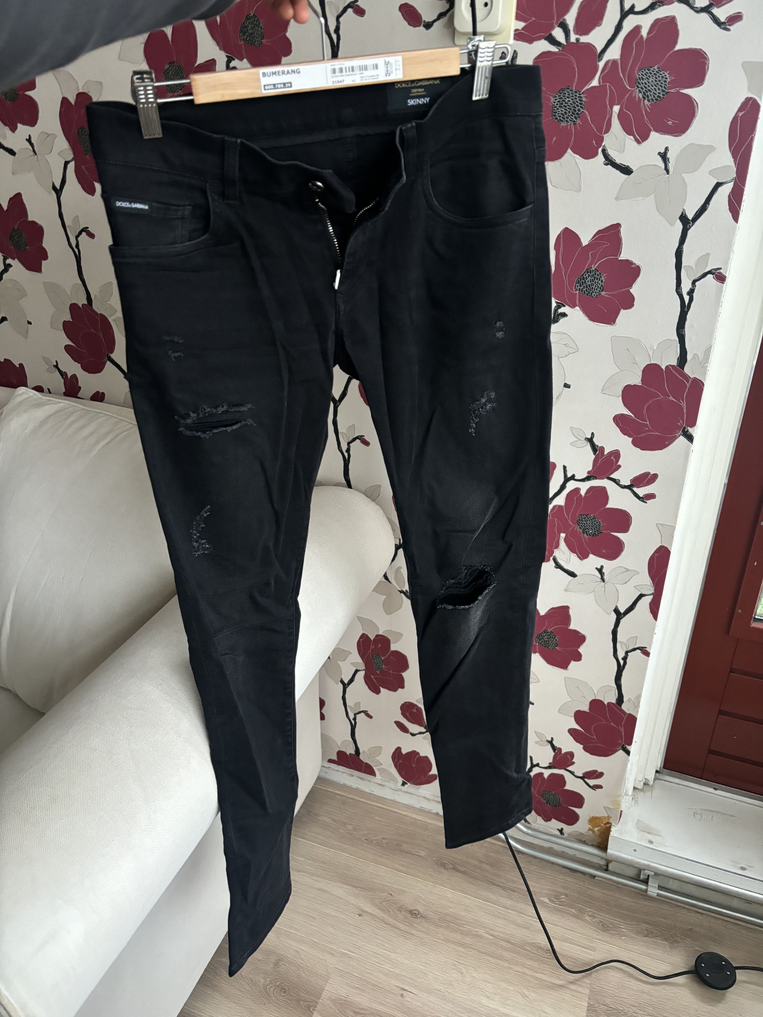 Dolce & Gabbana Dolce & Gabanna Black Jeans Size US 30 / EU 46 - 2 Thumbnail