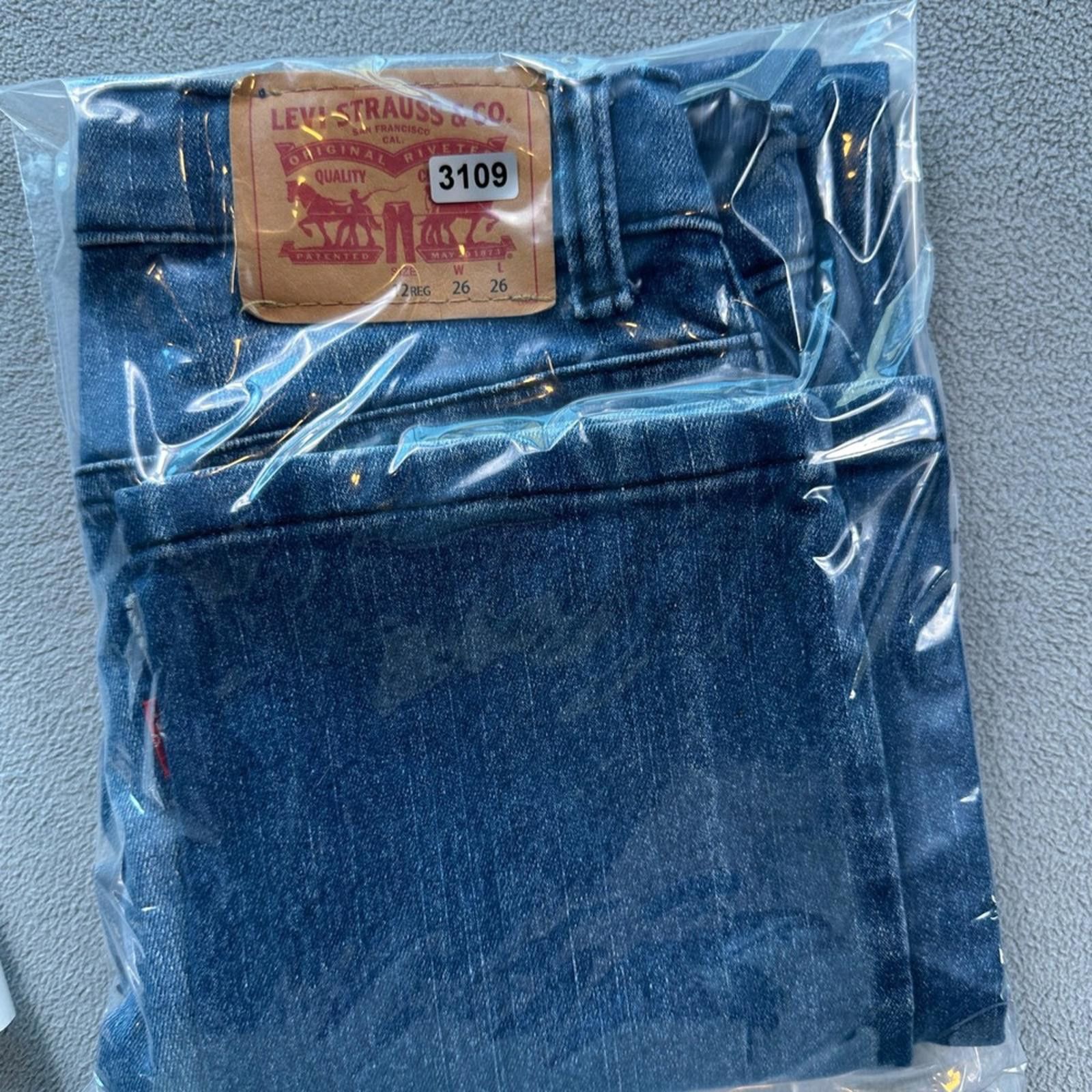Levi's Levis 511 Jeans Womens 12 Reg 26x26 Blue Slim Fit Mid Rise Size 26" / US 2 / IT 38 - 8 Thumbnail