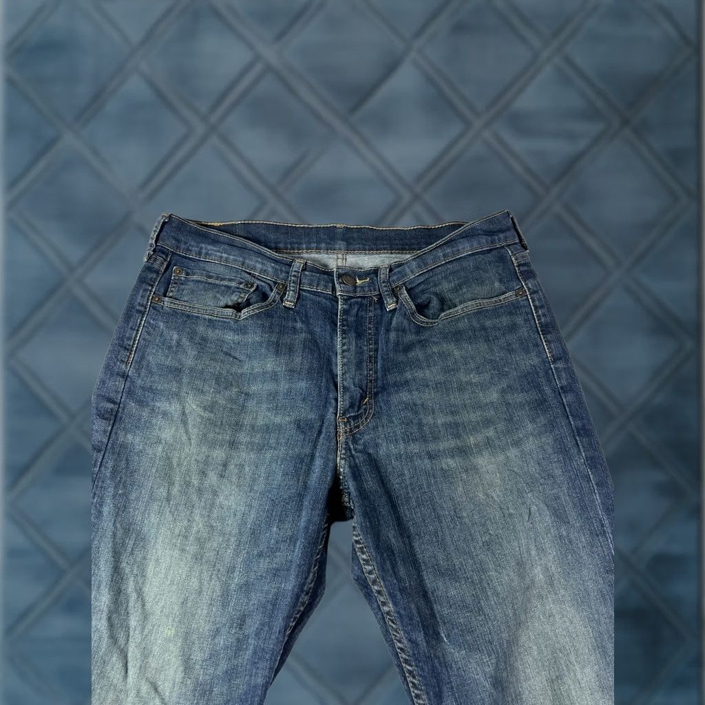 Levi's VINTAGE Levi's 514 Jeans Men Regular 34x30 Blue Dark Wash Denim Straight 90s Logo USA Size US 34 / EU 50 - 1 Thumbnail