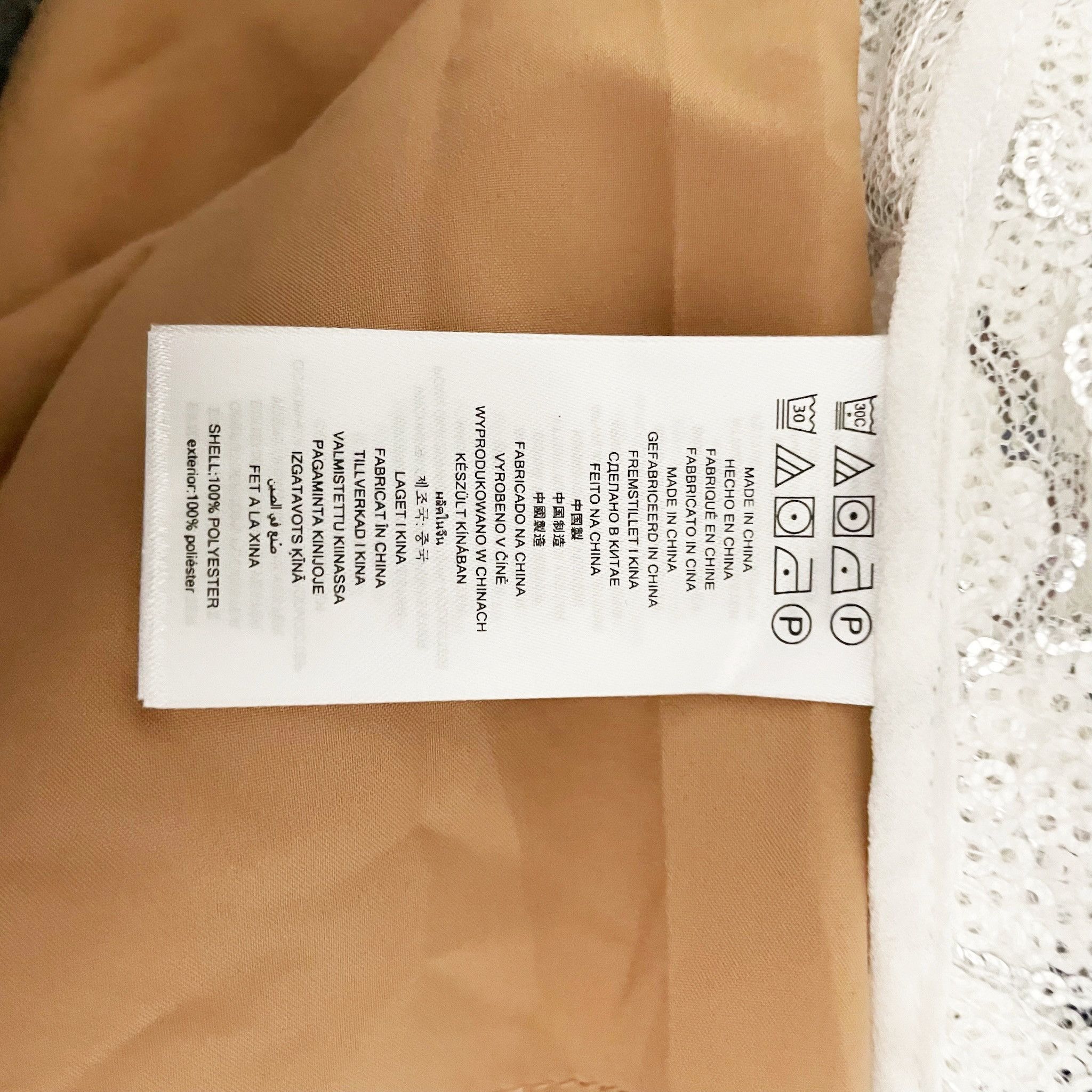 Michael Kors NEW Michael Kors White Sequined Size XXS / US 00 / IT 34 - 3 Thumbnail