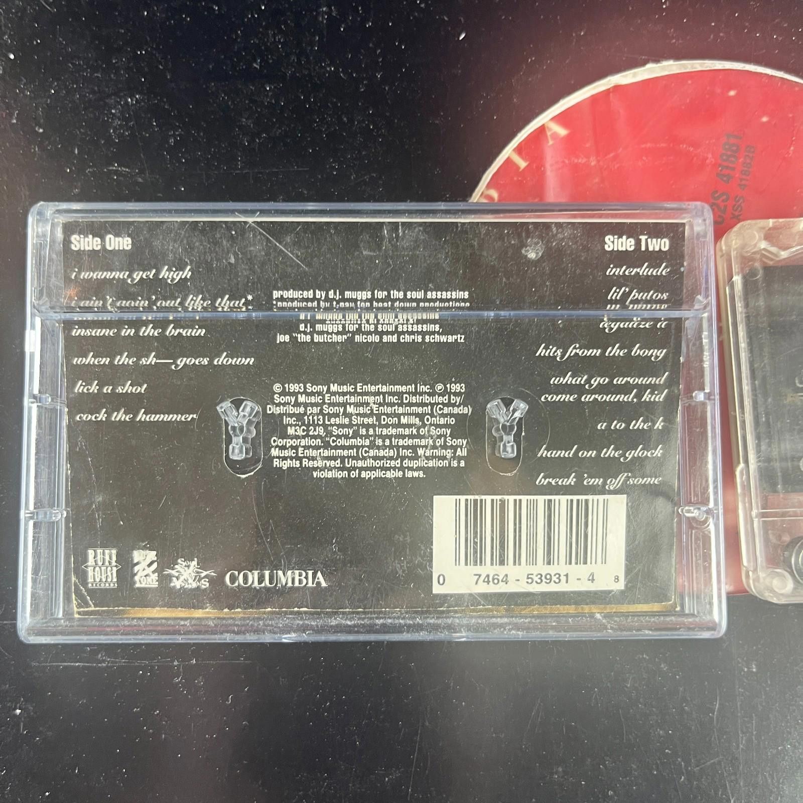 Other Cypress Hill Black Sunday Cassette 1993 Ruffhouse Columbia Size ONE SIZE - 3 Thumbnail