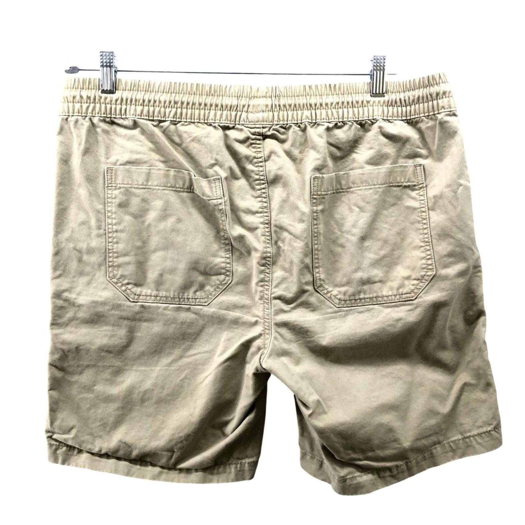 Vintage Monoprix Homme Pull On Chino Shorts Mens XL (44) Beige 8.5'' Inseam Size US 36 / EU 52 - 2 Thumbnail