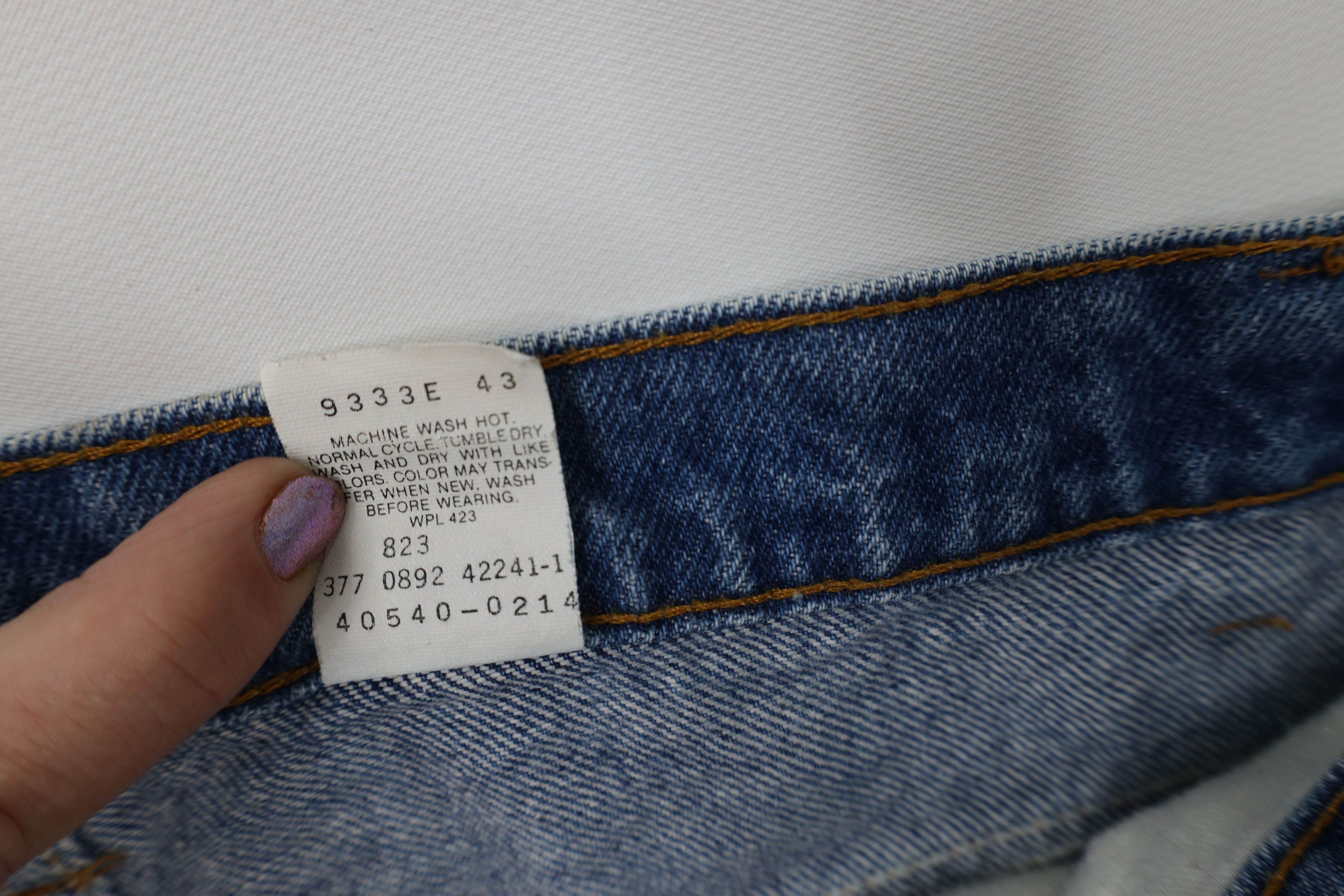 Levi's Vintage 90s Levis 540 Relaxed Fit Wide Leg Jeans Blue Size US 42 / EU 58 - 10 Thumbnail
