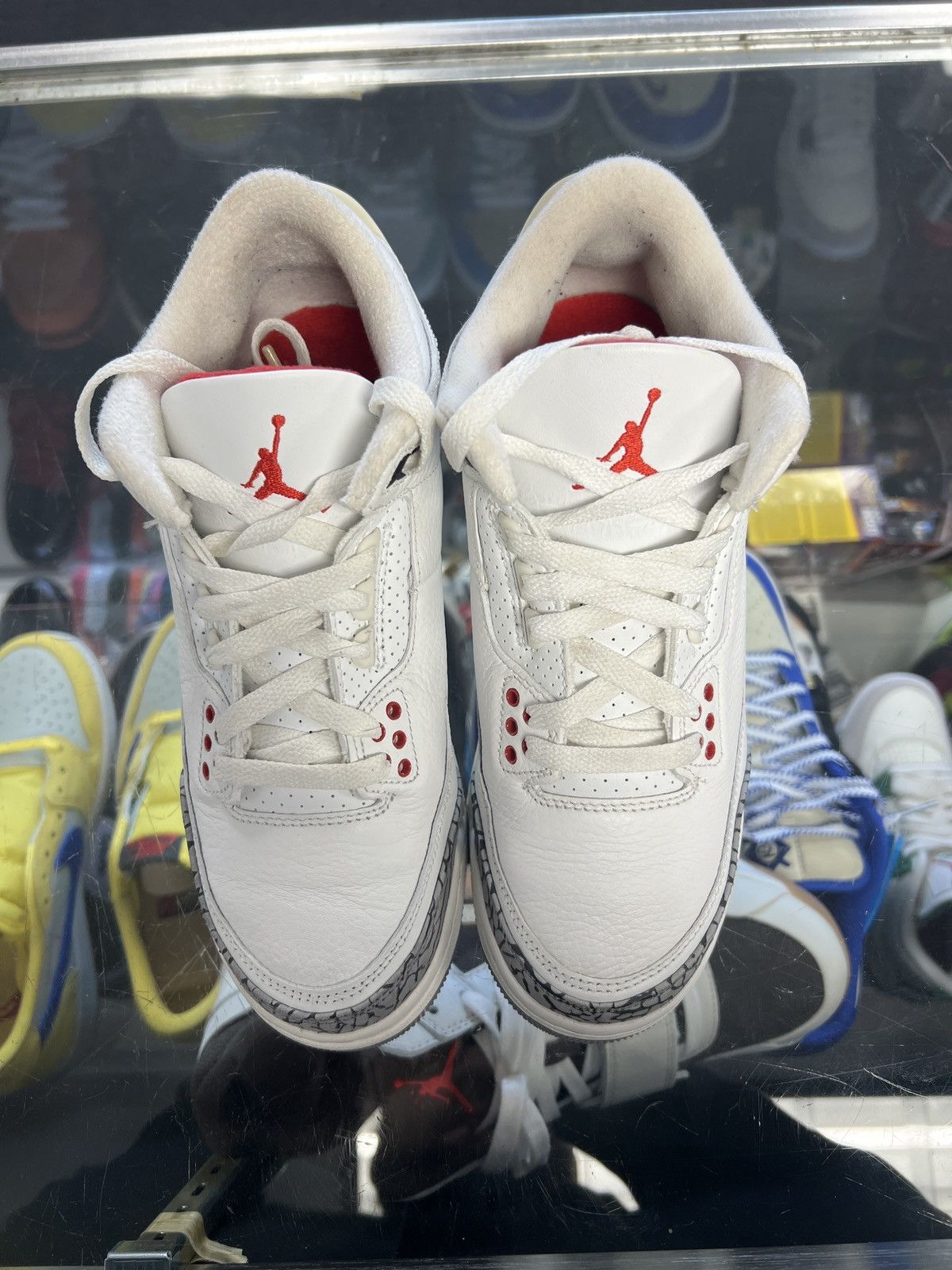 Jordan Brand × Nike Nike Air Jordan 3 White Cement Reimagined Size US 5.5 / EU 38 - 1 Thumbnail
