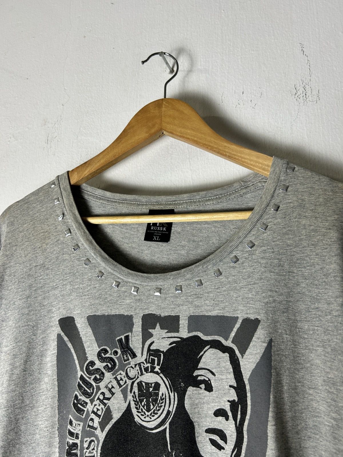 Japanese Brand RUSS.K Longsleeve Big Union Jack Flag Punk LGB Style Size M / US 6-8 / IT 42-44 - 9 Thumbnail