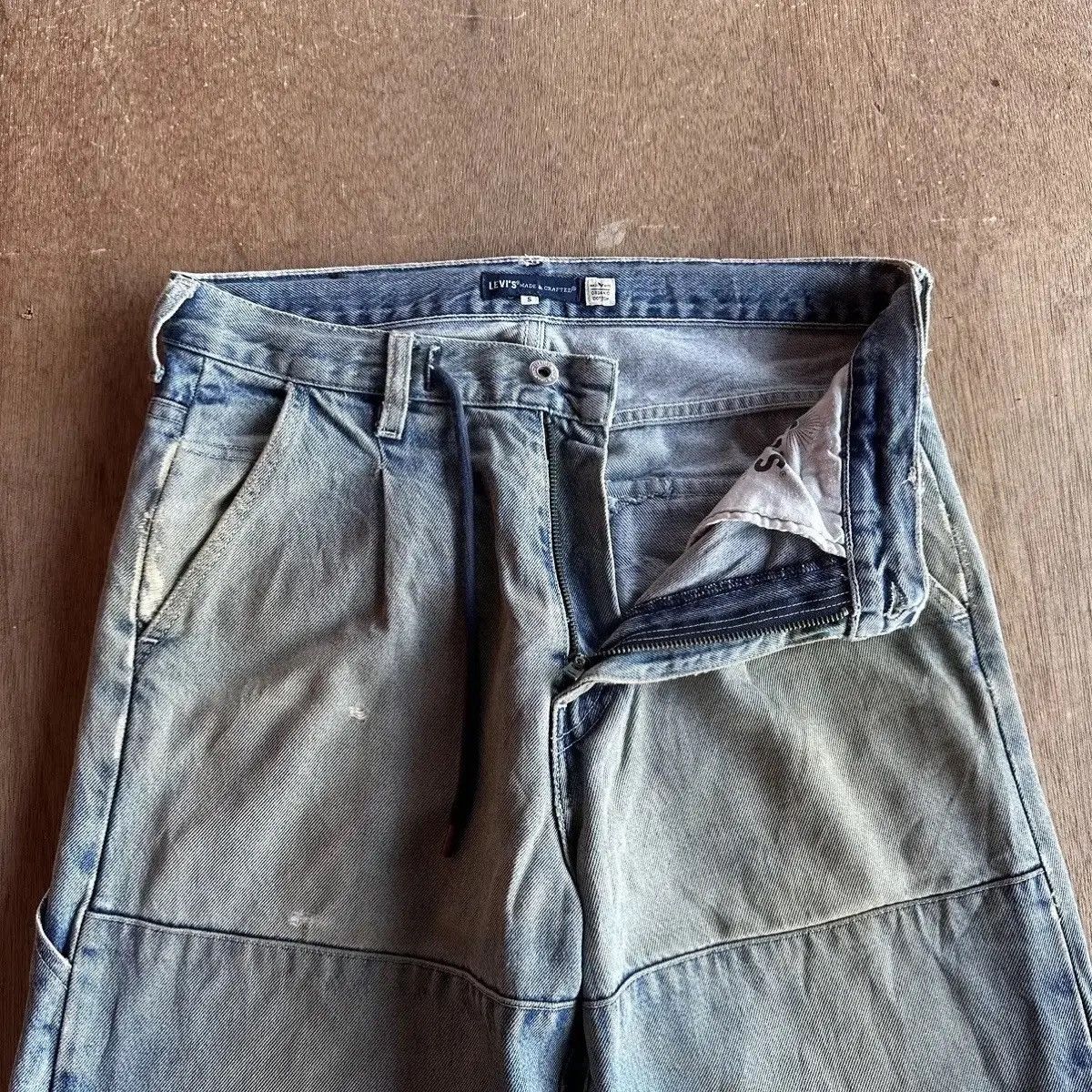 Levi's Made & Crafted LEVI’S MADE & CRAFT DENIM DOUBLE KNEE RIPPED WORK WEAR PANTS Size US 30 / EU 46 - 11 Thumbnail