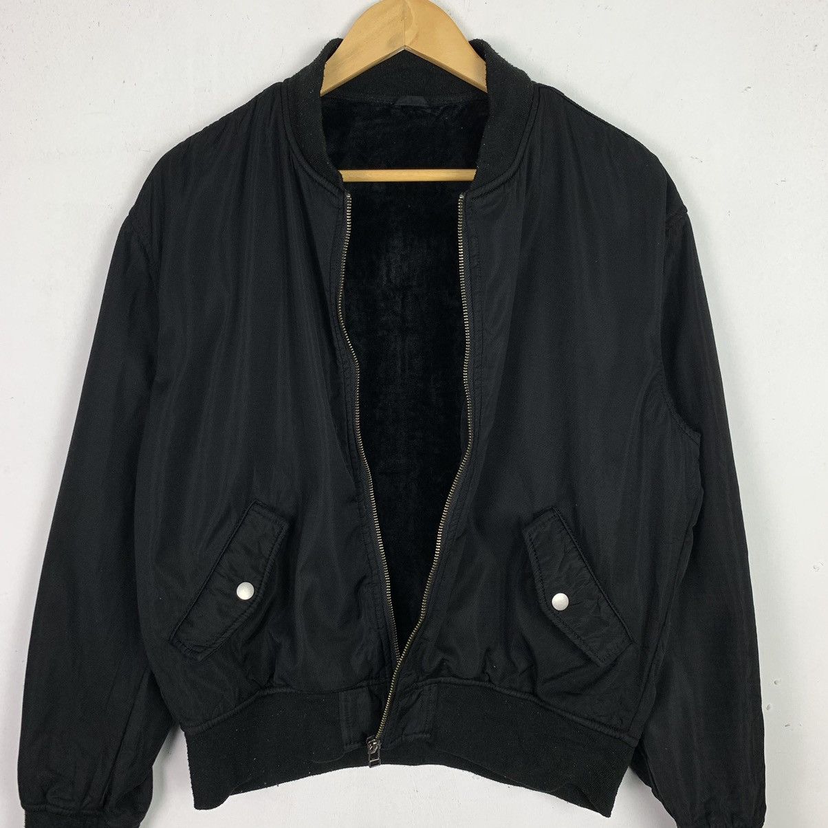 Japanese Brand × Vintage Vintage Japanese brand zip up bomber jacket Size US M / EU 48-50 / 2 - 12 Thumbnail