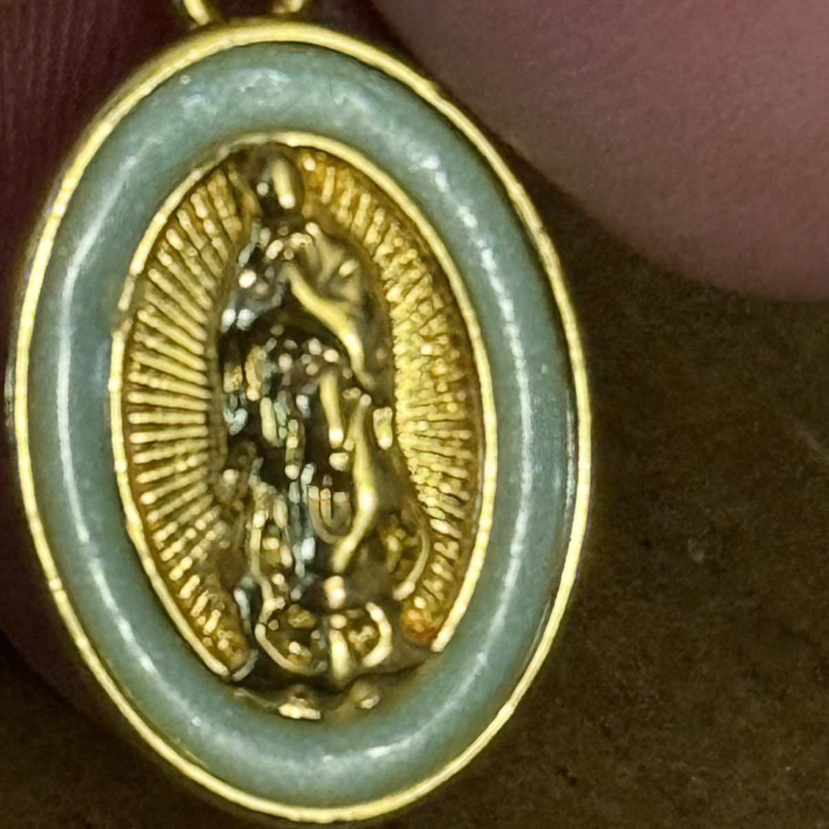 Other Gold tone Virgin Mary medallion pendant necklace Size ONE SIZE - 5 Thumbnail