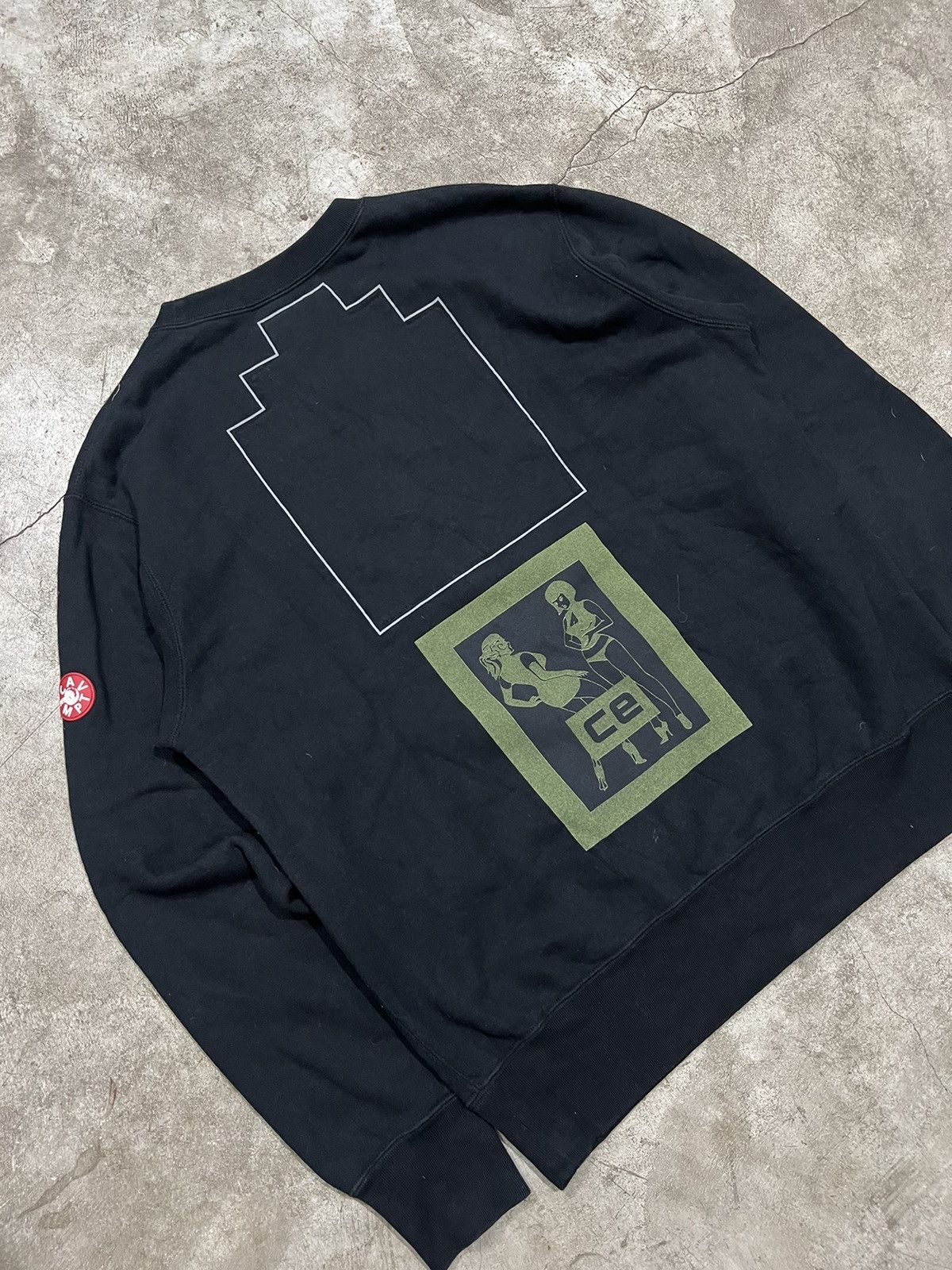Cav Empt × Japanese Brand F/W 2014 Cav Empt Other Side #2 Crewneck Sweatshirt Size US L / EU 52-54 / 3 - 4 Thumbnail