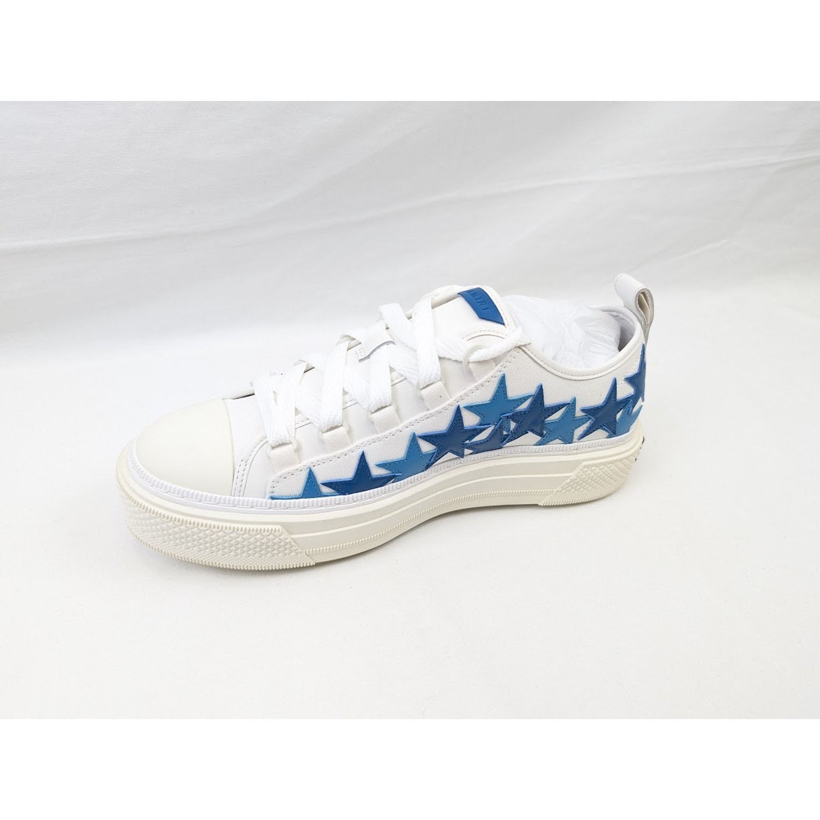 Amiri o1rshd1 Stars Court Low-Top Sneakers in Blue Size US 11 / EU 44 - 8 Thumbnail