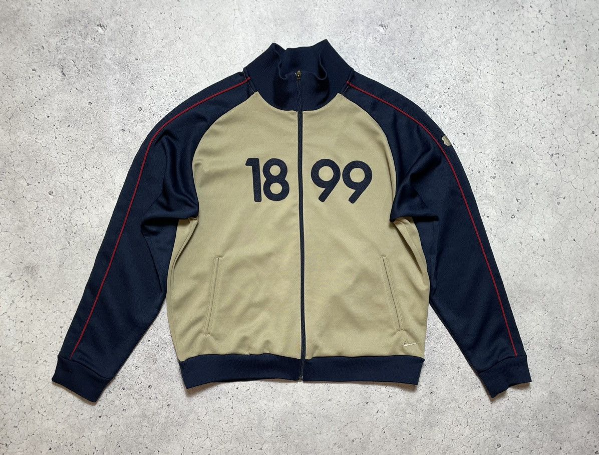 Nike Vintage Olympic Jacket FC Barcelona 1899 Big Logo Rare Size US XL / EU 56 / 4 - 1 Thumbnail