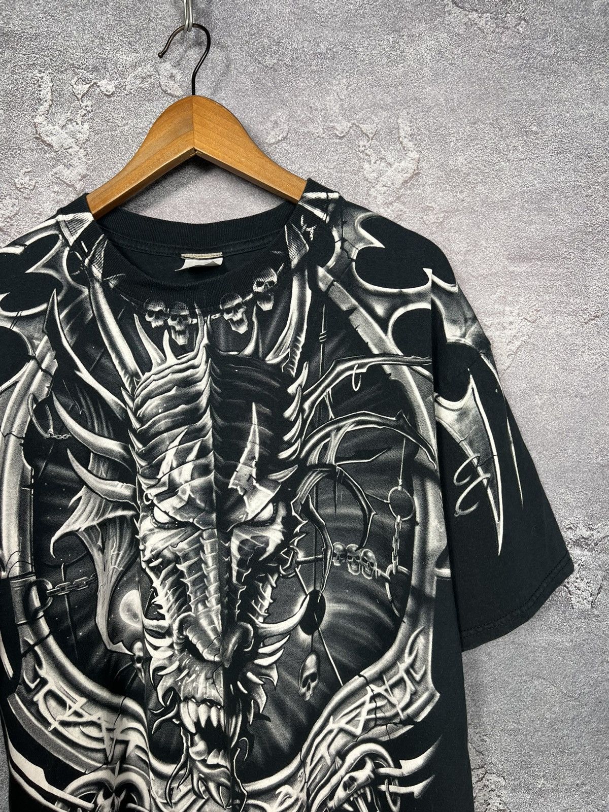 Liquid Blue Vintage Liquid Blue Dragon 2001 Graphics All Over Print Tee Size US XL / EU 56 / 4 - 9 Thumbnail