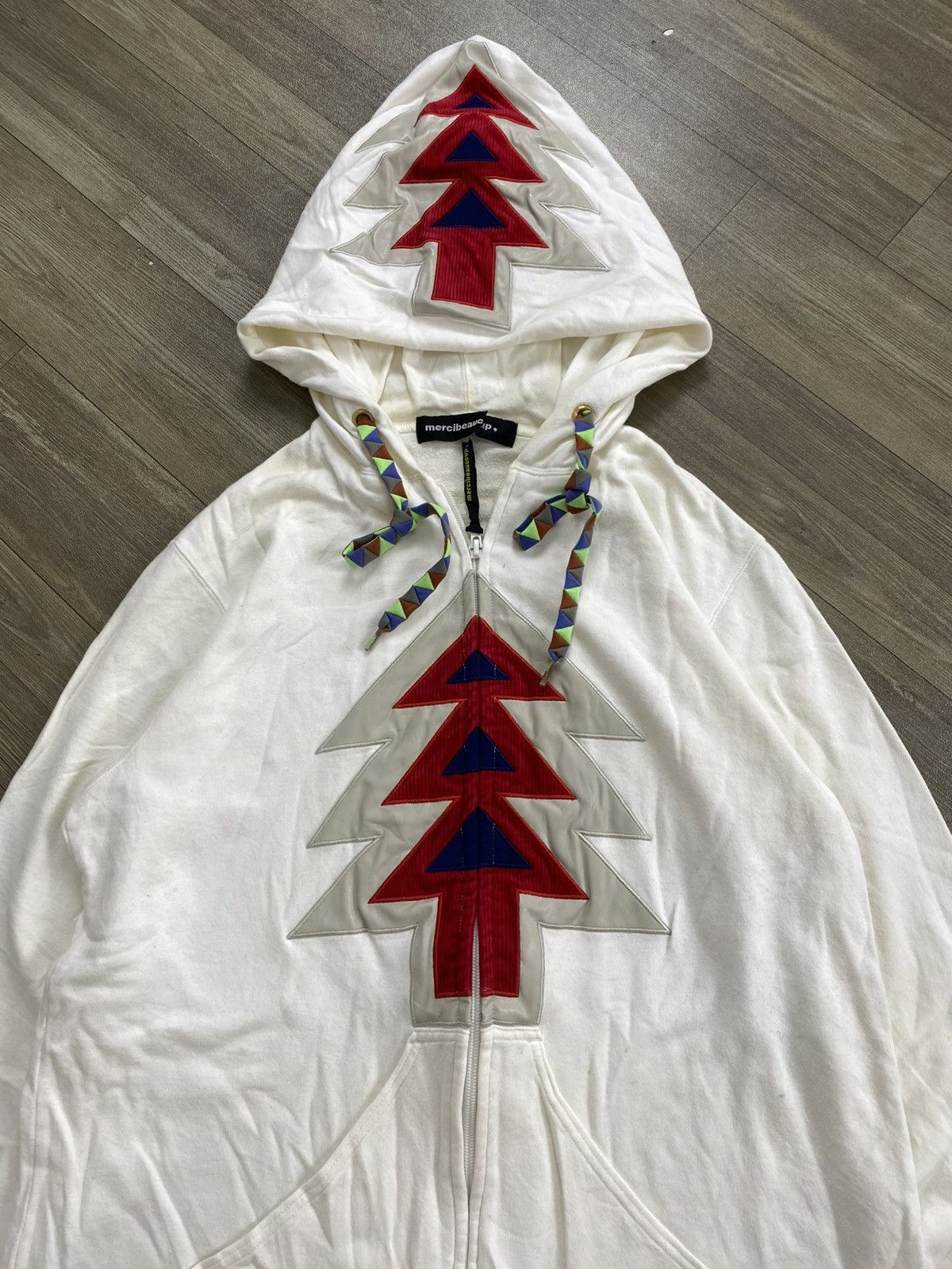 mercibeaucoup Vintage Mercibeaucoup Issey Miyake Festive Tree Zip Hoodie Size US L / EU 52-54 / 3 - 3 Thumbnail