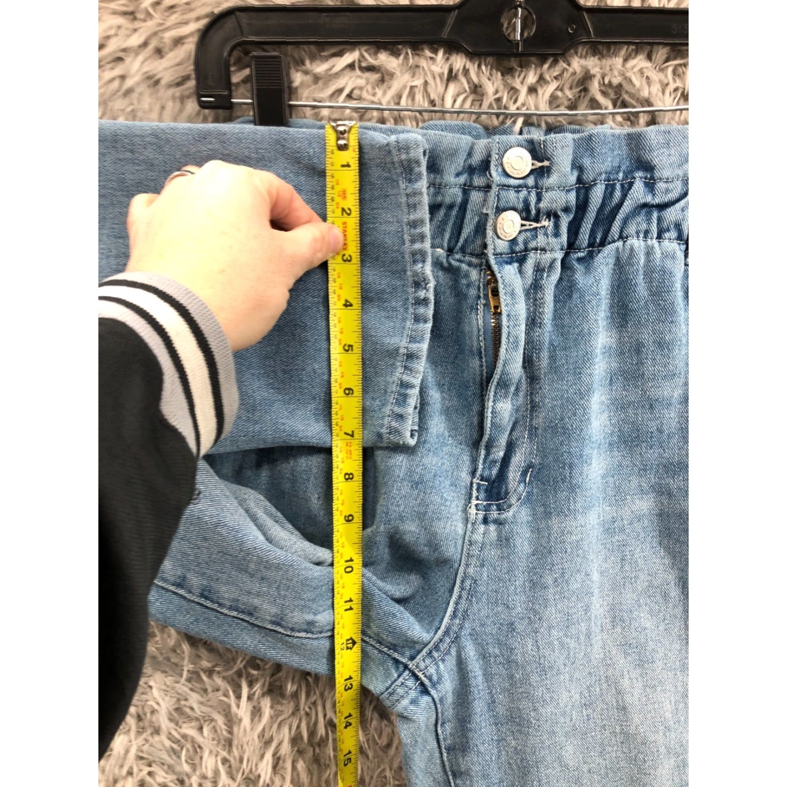 Pacsun PacSun High Rise Mom Jeans Size 29 Womens Medium Wash Blue Stretch Denim Jeans Regular 29 in Belt Loops 5-Pocket PacSun Womens Jeans Authentic PacSun Size 29" - 4 Thumbnail