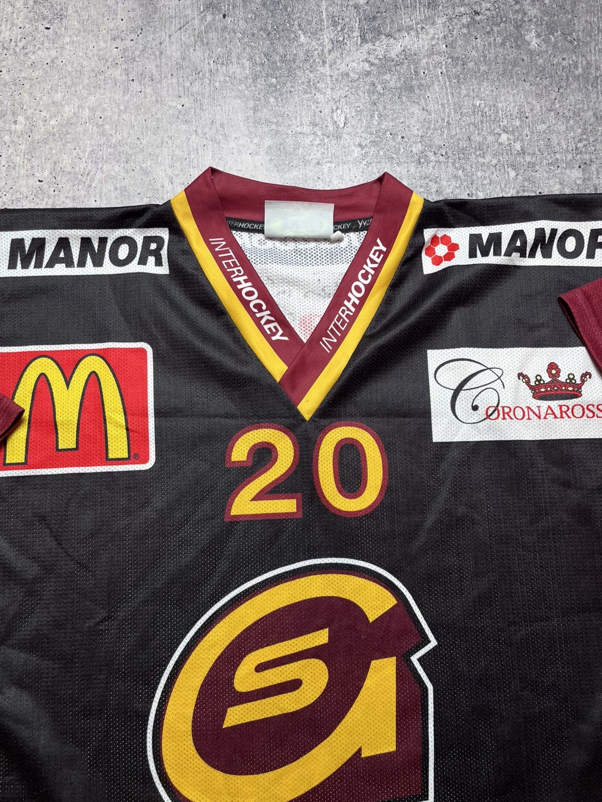 Vintage GENEVE SERVETTE SIGNED ICE HOCKEY JERSEY#20 PAVONI SIZE XS Size US XS / EU 42 / 0 - 3 Thumbnail