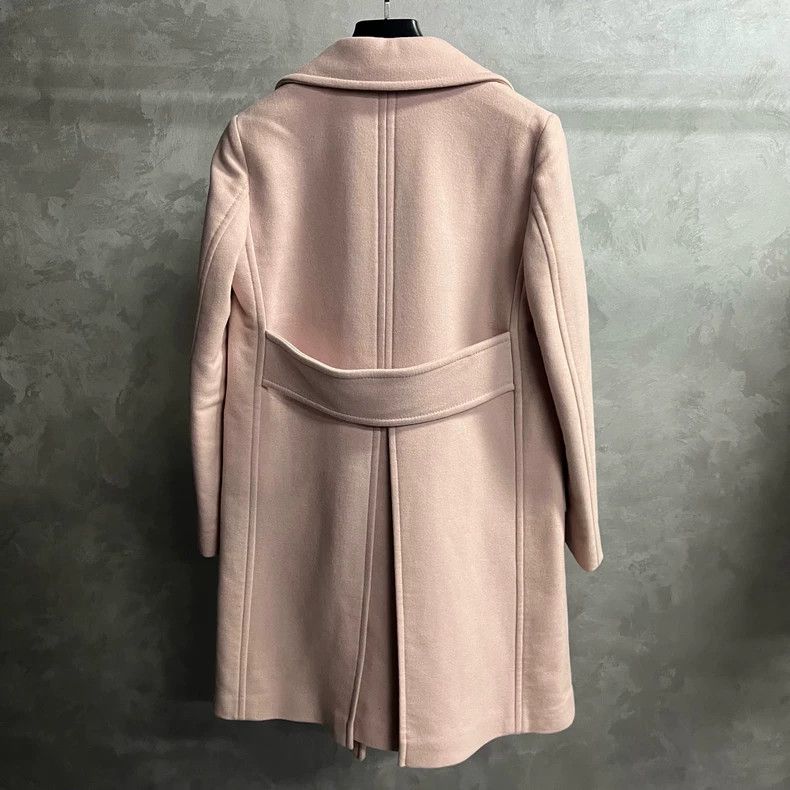 Valentino Valentino Pink solid color cinched waist, single-breasted Size S / US 4 / IT 40 - 4 Thumbnail