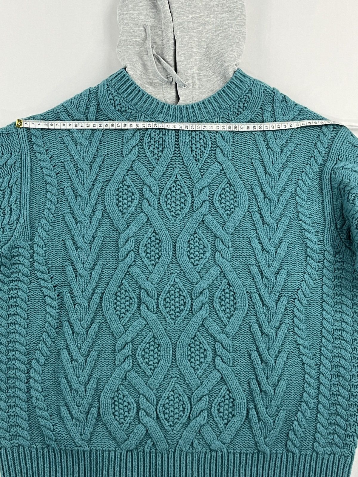 Supreme Supreme Cable Knit Hooded Sweater Size US L / EU 52-54 / 3 - 13 Thumbnail