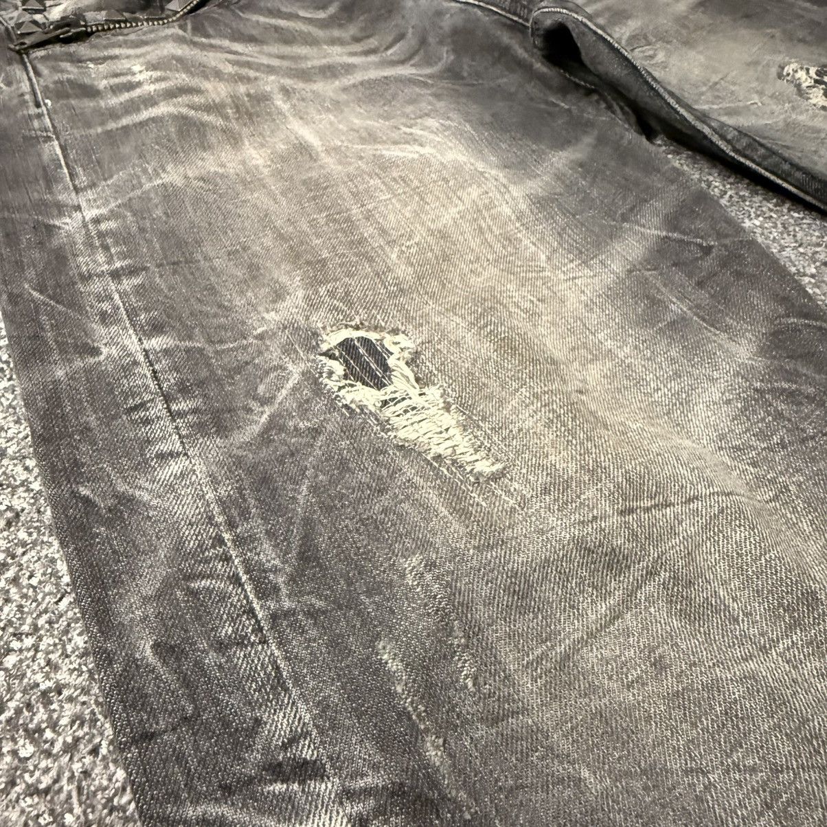 Hysteric Glamour Japanese Okayama Studded Distressed Denim LGB Hysteric Style Size US 34 / EU 50 - 7 Thumbnail