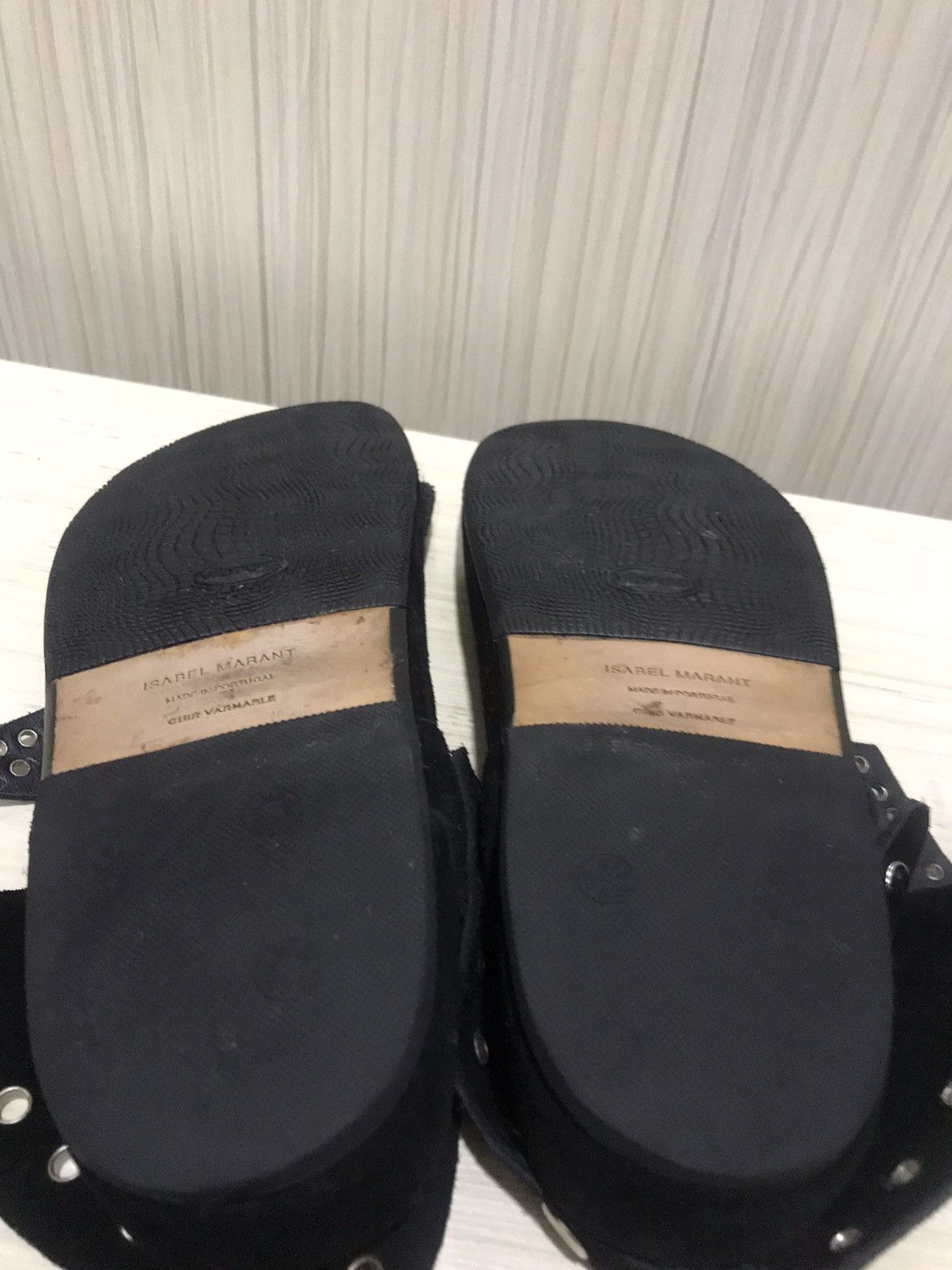 Designer Isabel Marant Leather Sandals Size US 7.5 / IT 37.5 - 12 Thumbnail