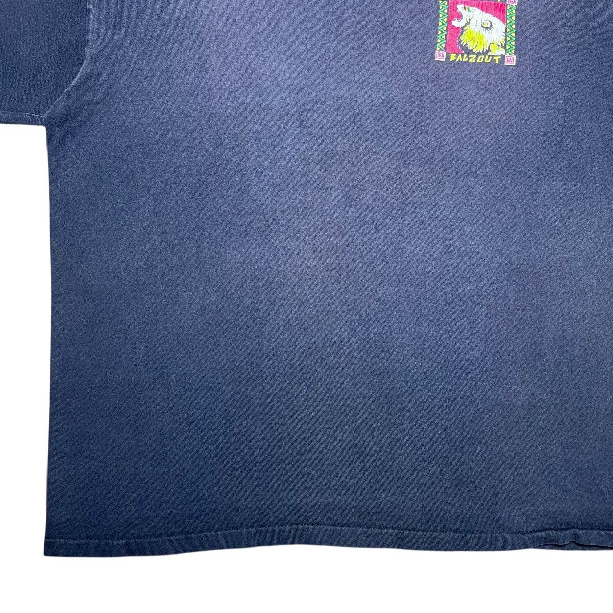Vintage Vintage 1991 Rasta Reggae Lion Balzout Double Sided T-Shirt Size US XL / EU 56 / 4 - 13 Thumbnail