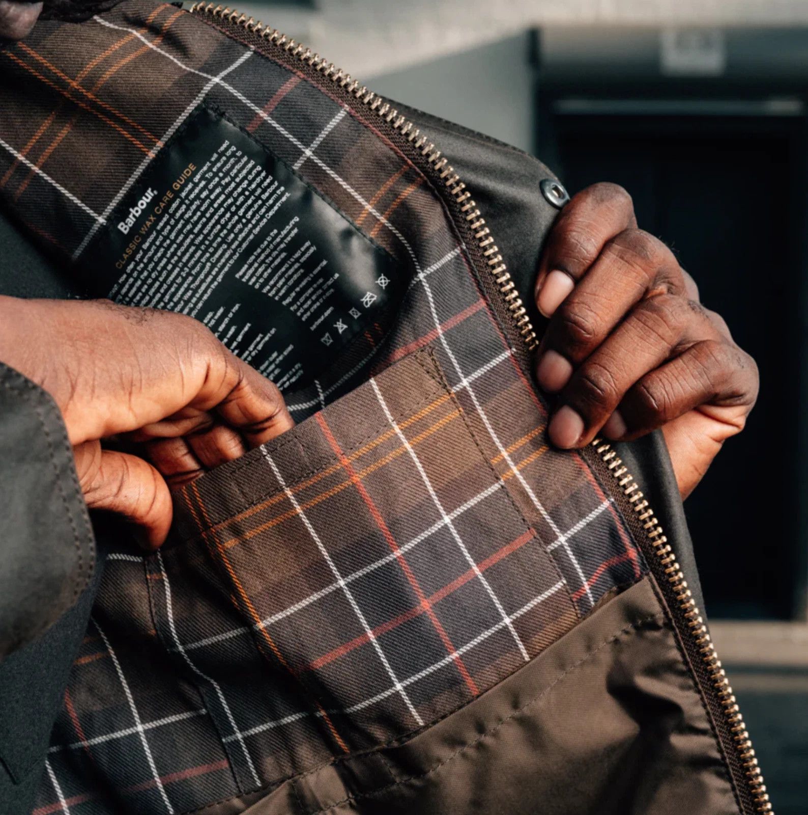 Barbour Barbour Spey Waxed Jacket MSRP$465 Size US L / EU 52-54 / 3 - 10 Thumbnail