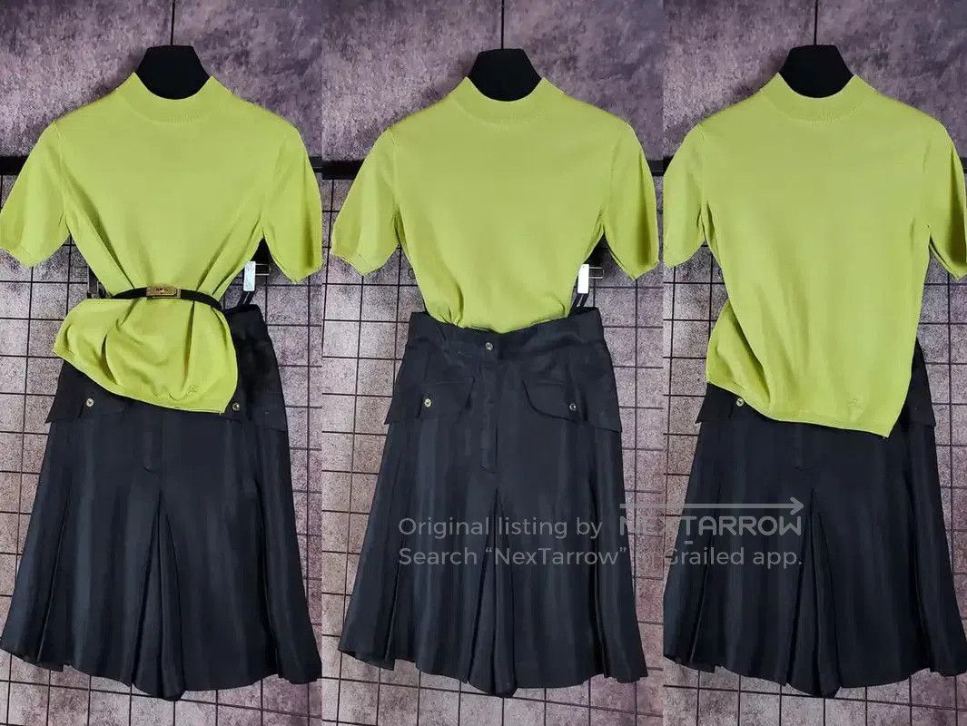 Burberry Burberry Short Sleeve Fluorescent Green T-shirt. Size M / US 6-8 / IT 42-44 - 1 Thumbnail
