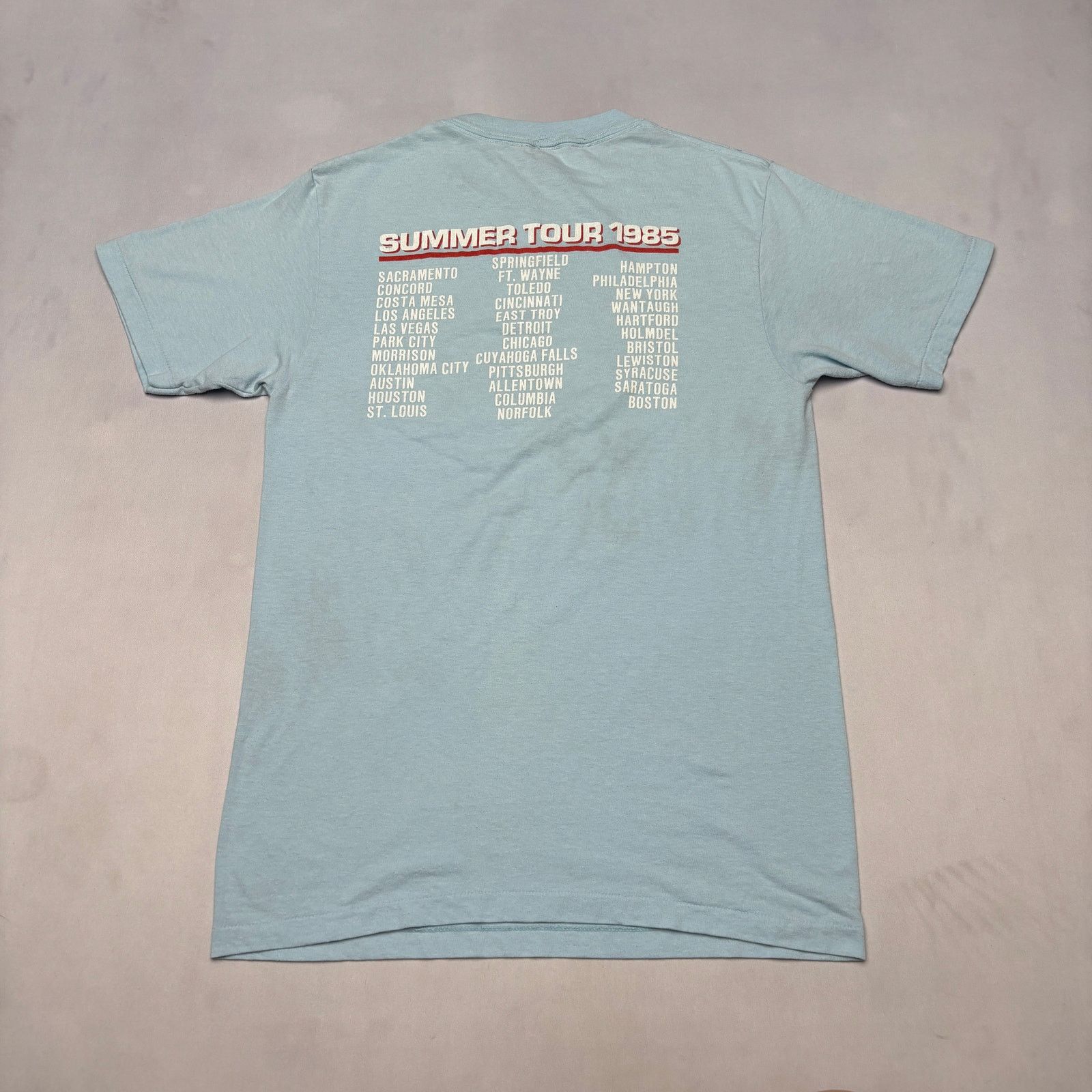 Vintage Vintage 80s Crosby Stills and Nash 1985 Summer Tour Shirt Size US S / EU 44-46 / 1 - 3 Thumbnail