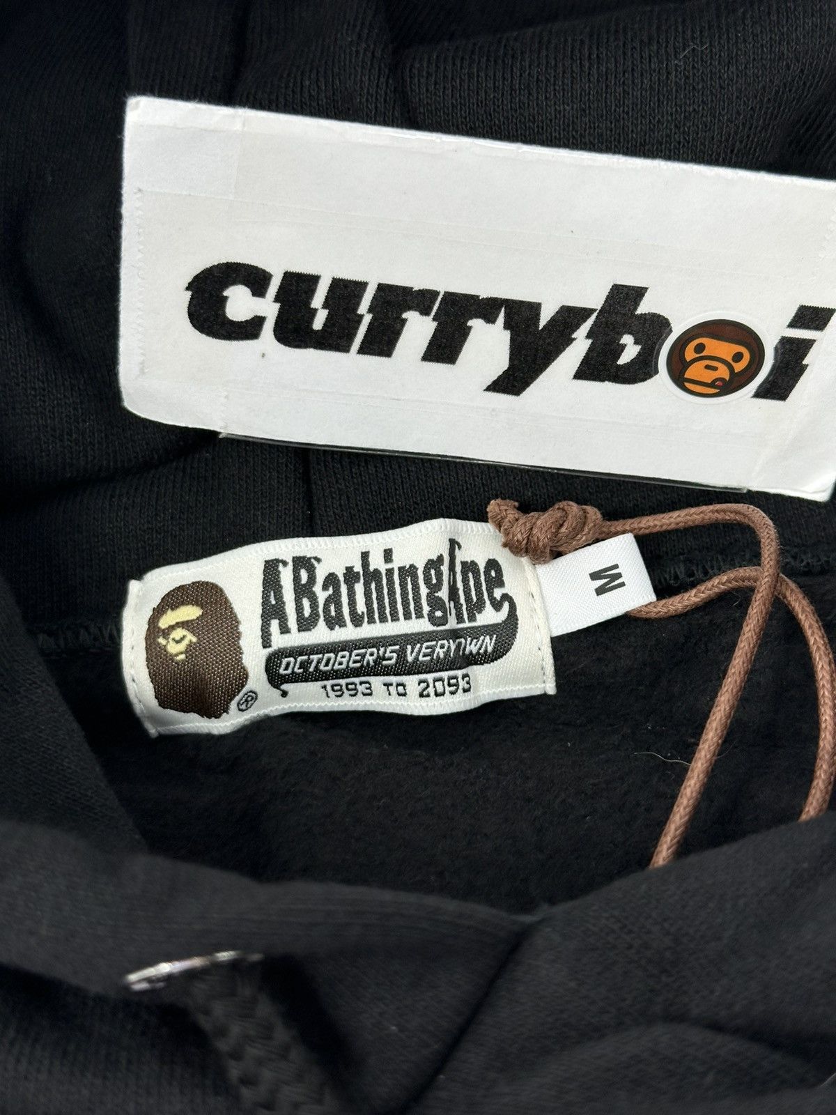Bape × October's Very Own BAPE x OVO Ape Head Pullover Hoodie Black Gold Size US M / EU 48-50 / 2 - 6 Thumbnail