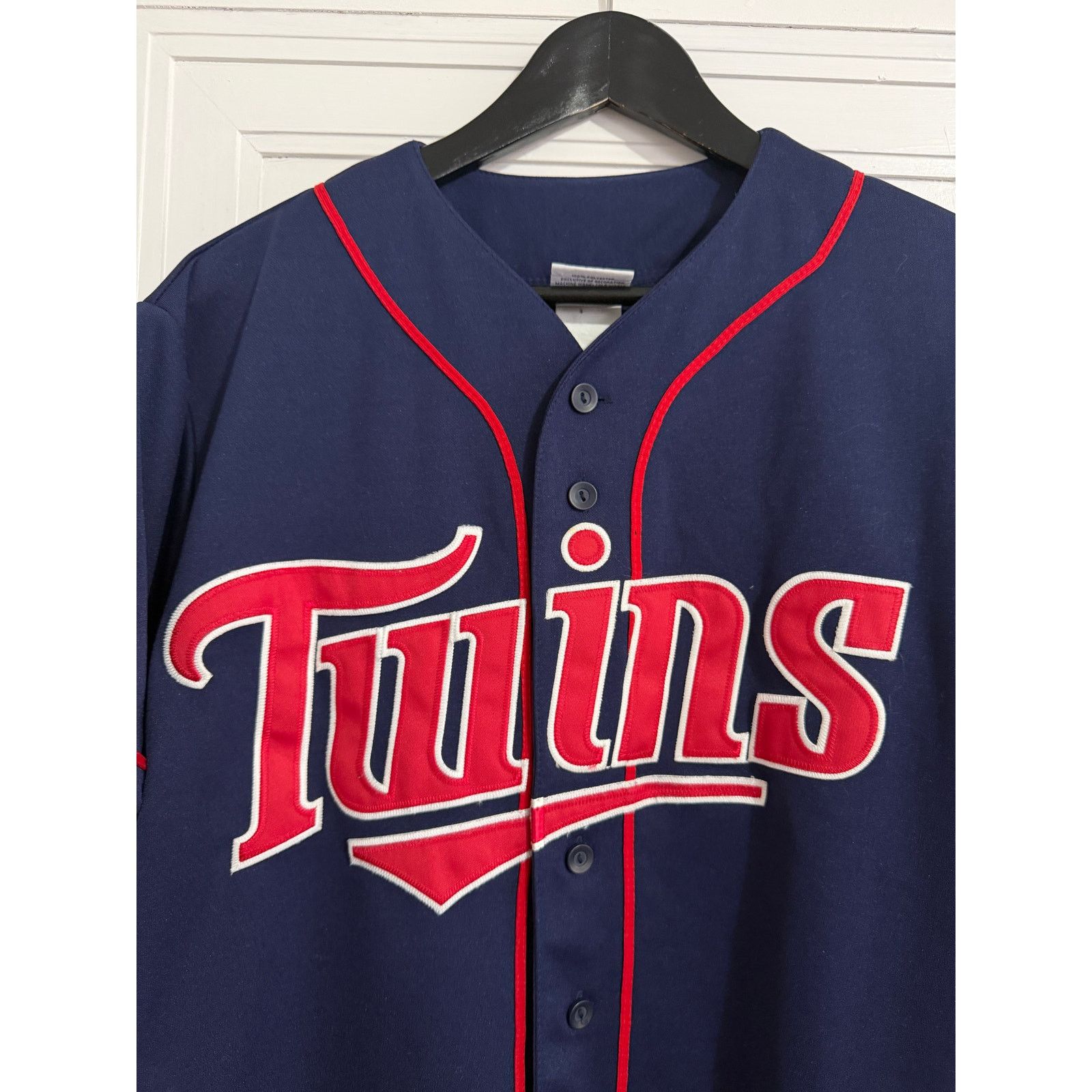 Majestic Minnesota Twins Stitched MLB Baseball Jersey Size Large Size US L / EU 52-54 / 3 - 2 Thumbnail