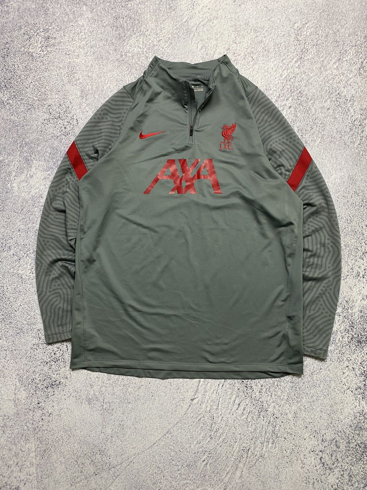 Nike Nike Liverpool FC Training Longslevee Soccer Jersey Drill Size US XL / EU 56 / 4 - 2 Thumbnail