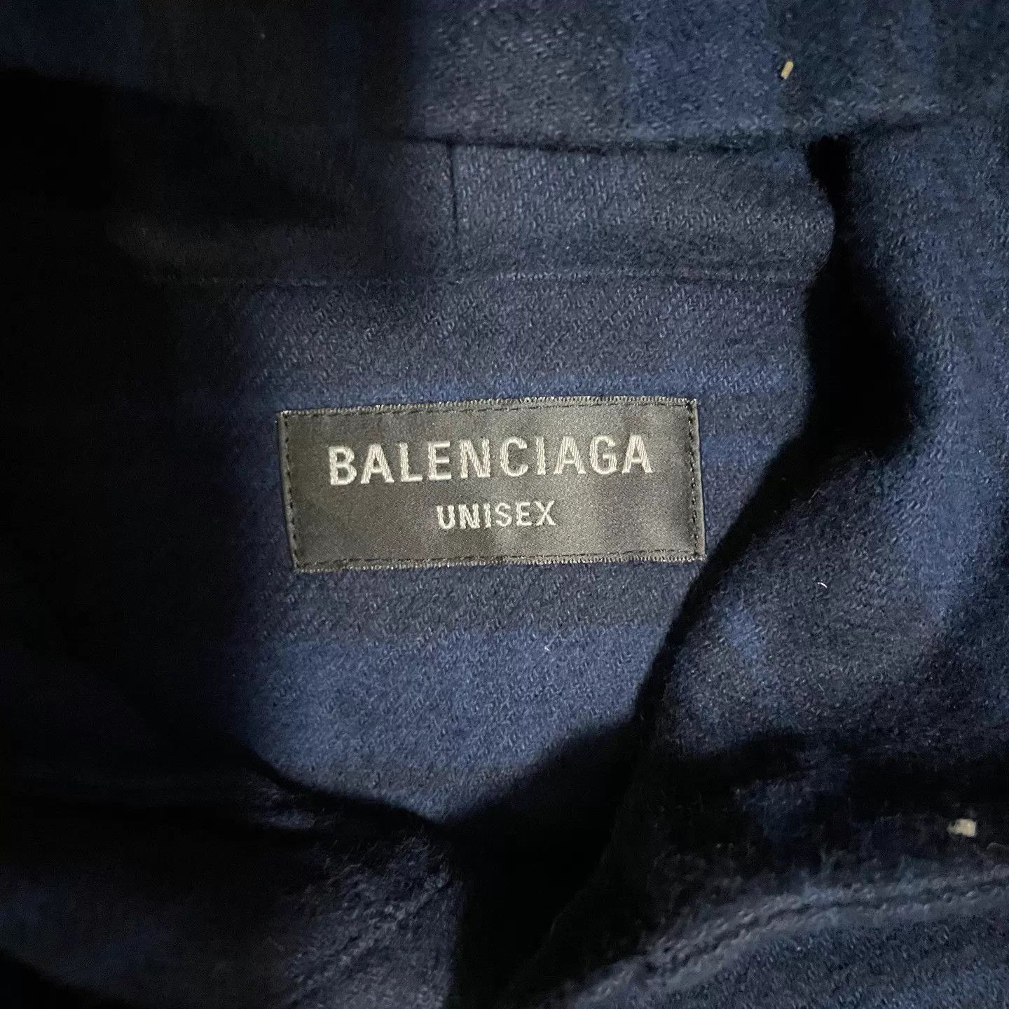 Balenciaga BALENCIAGA Blue Flannel Check Hooded Shirt Jacket Size 1 Size S / US 4 / IT 40 - 3 Thumbnail