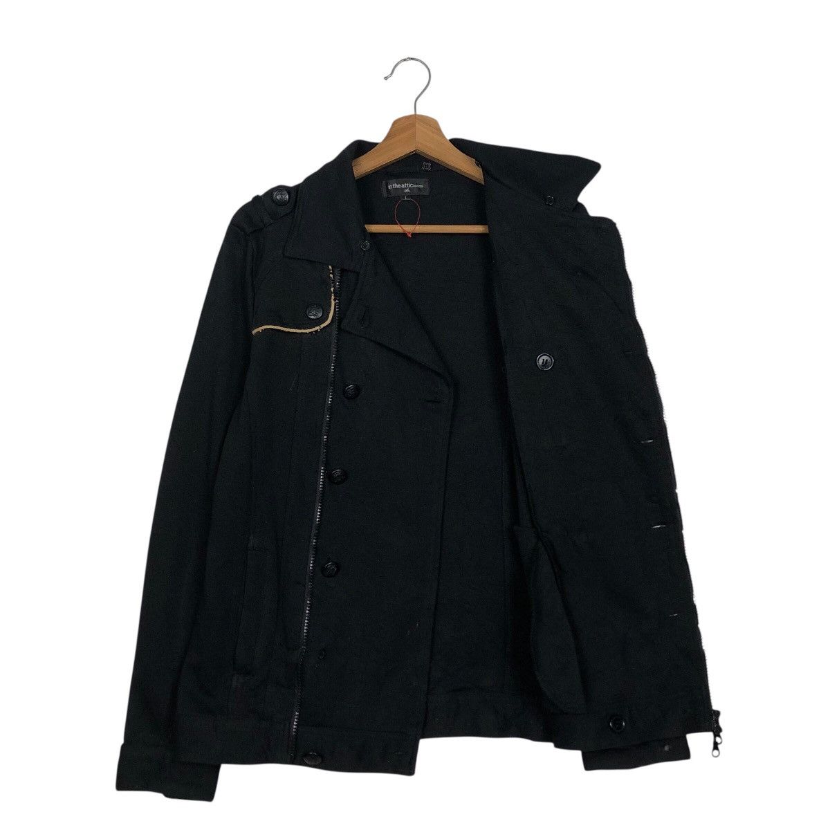 In The Attic 📌Rich Black Biker Jacket Punk In The Attic Jpn Beauty Beast Size US L / EU 52-54 / 3 - 12 Thumbnail