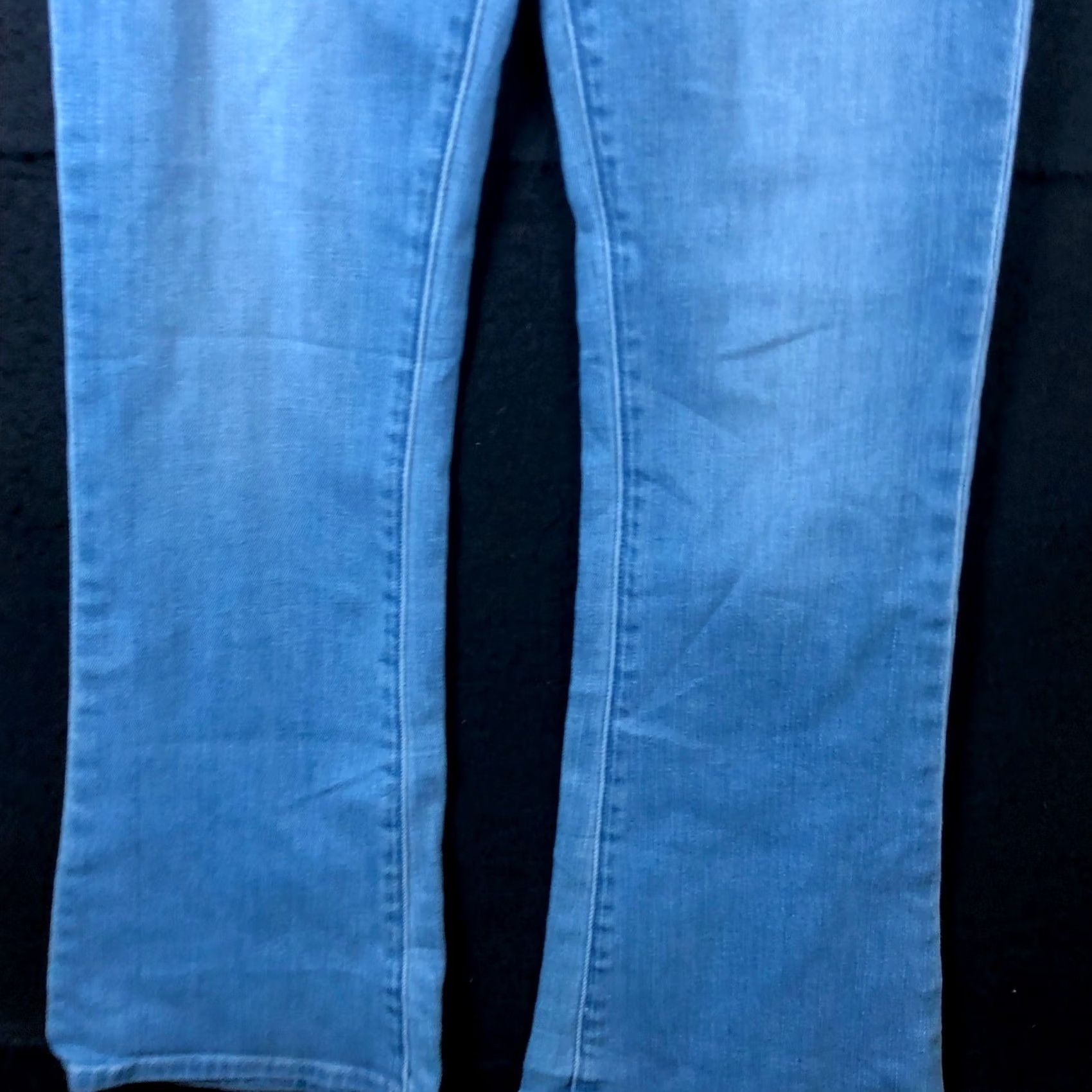 Frame VINTAGE FRAME Womens Jeans Blue Denim Mid Rise Le Crop Mini Boot Stretch 25 Size 42" / US 20 - 3 Thumbnail