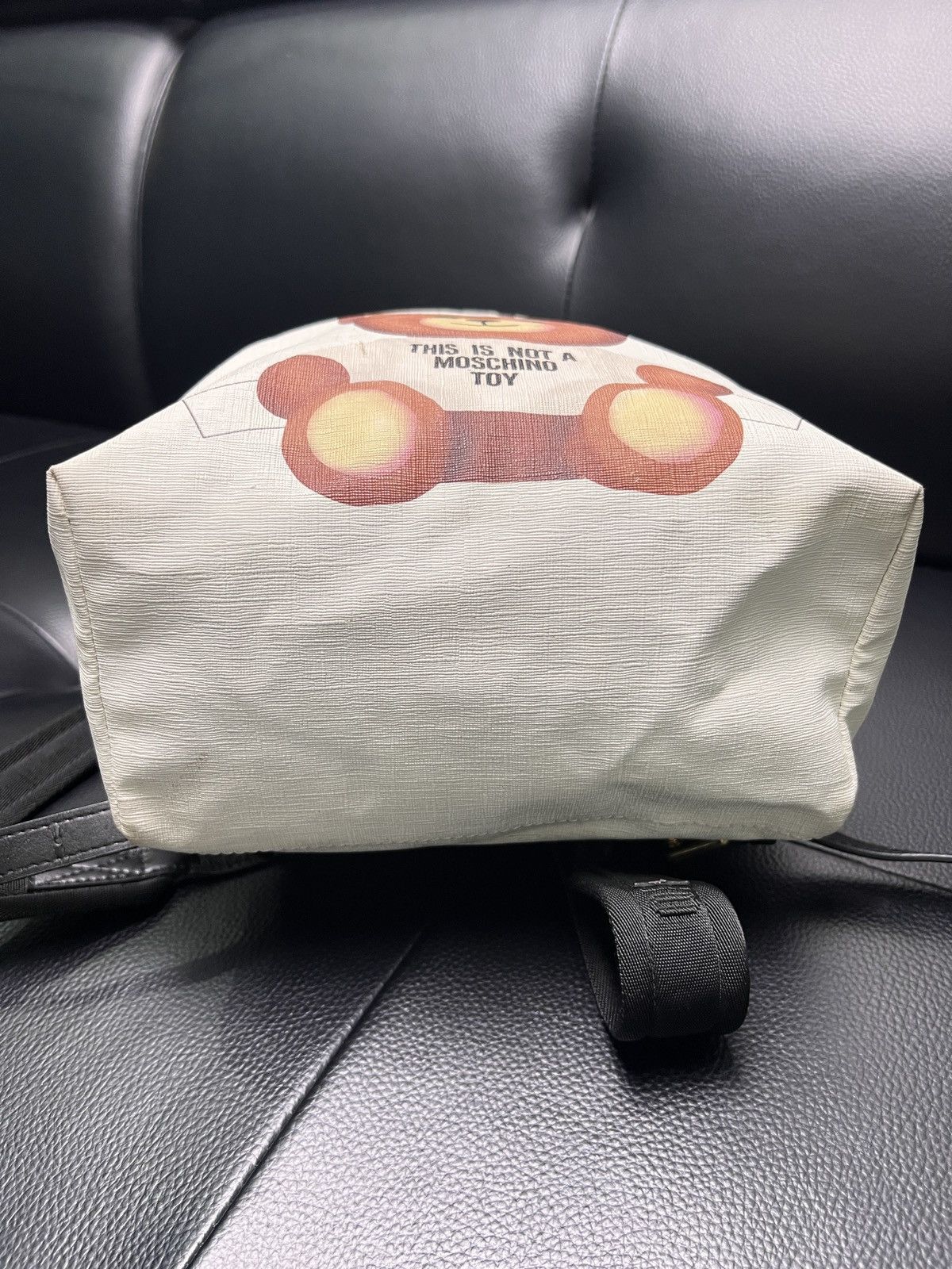 Moschino Moschino Teddy Bear Logo Backpack Size ONE SIZE - 11 Thumbnail