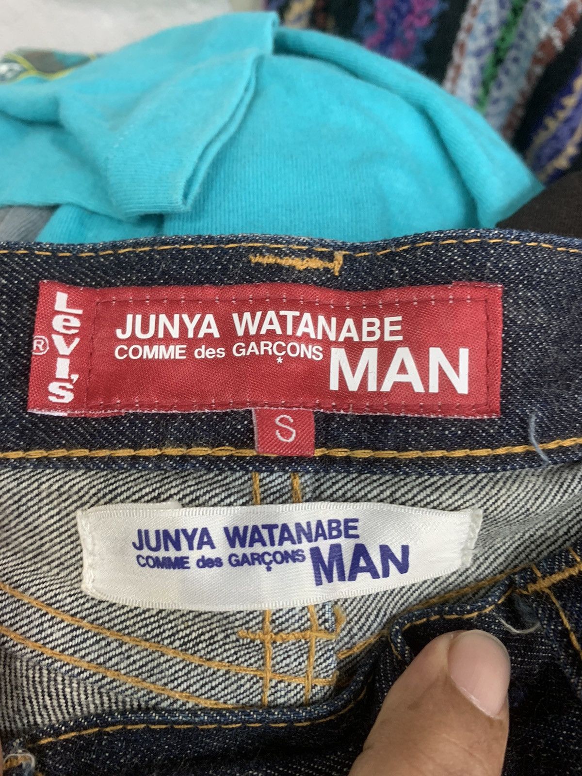 Comme des Garcons × Junya Watanabe × Levi's Junya Watanabe Comme Des Garcons Man X Levis 505 Size US 31 - 4 Thumbnail