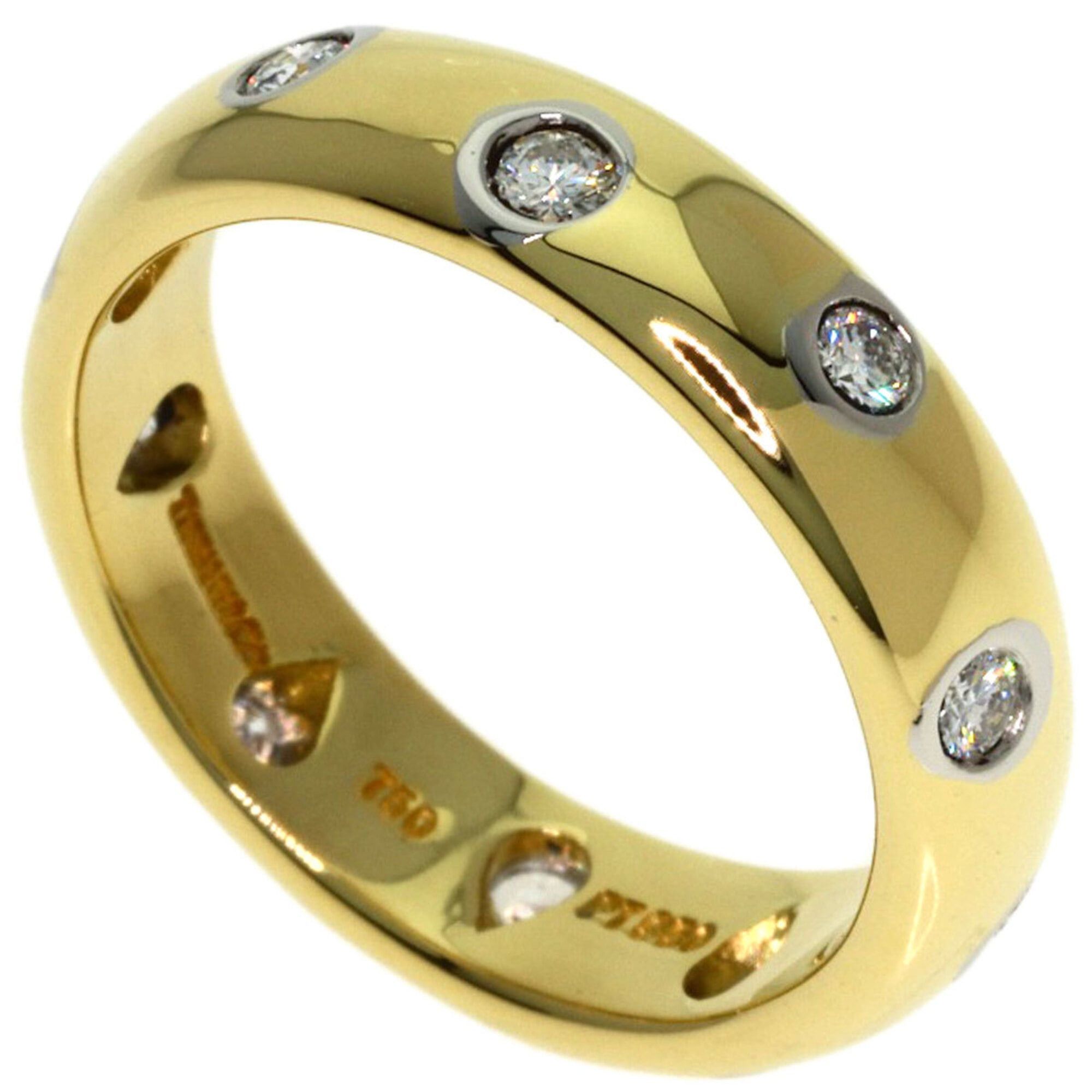 Tiffany & Co. Tiffany & Co. Dots Diamond Ring, 18K Yellow Gold/PT950, Women's. Size ONE SIZE - 1 Thumbnail