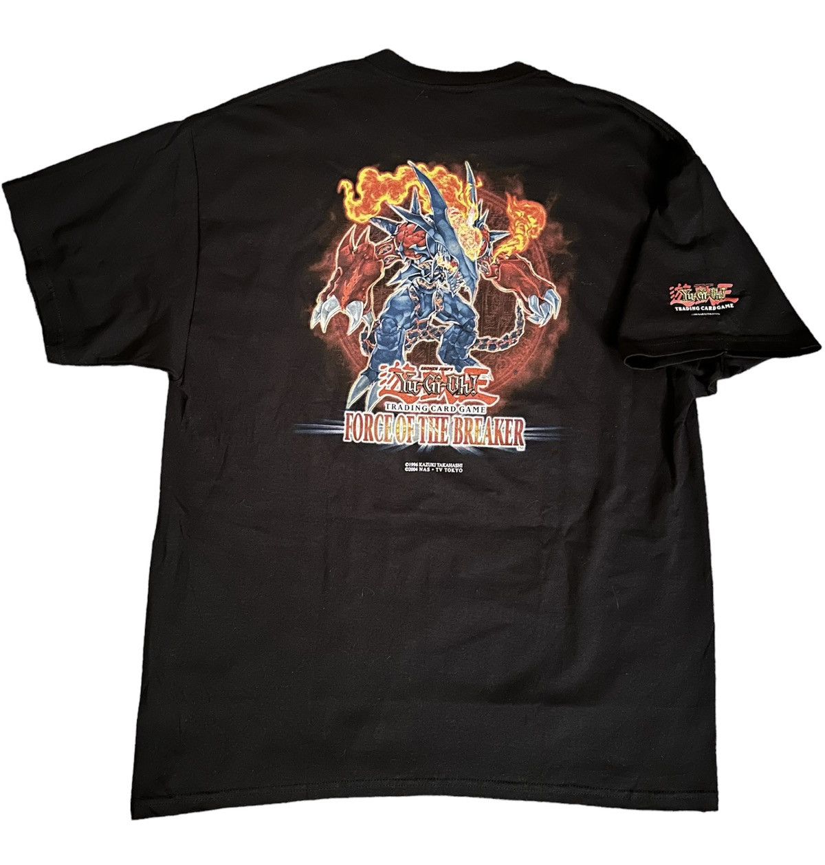 image of Vintage Shonen Yugioh Shirt Mens XL 1996 in Black