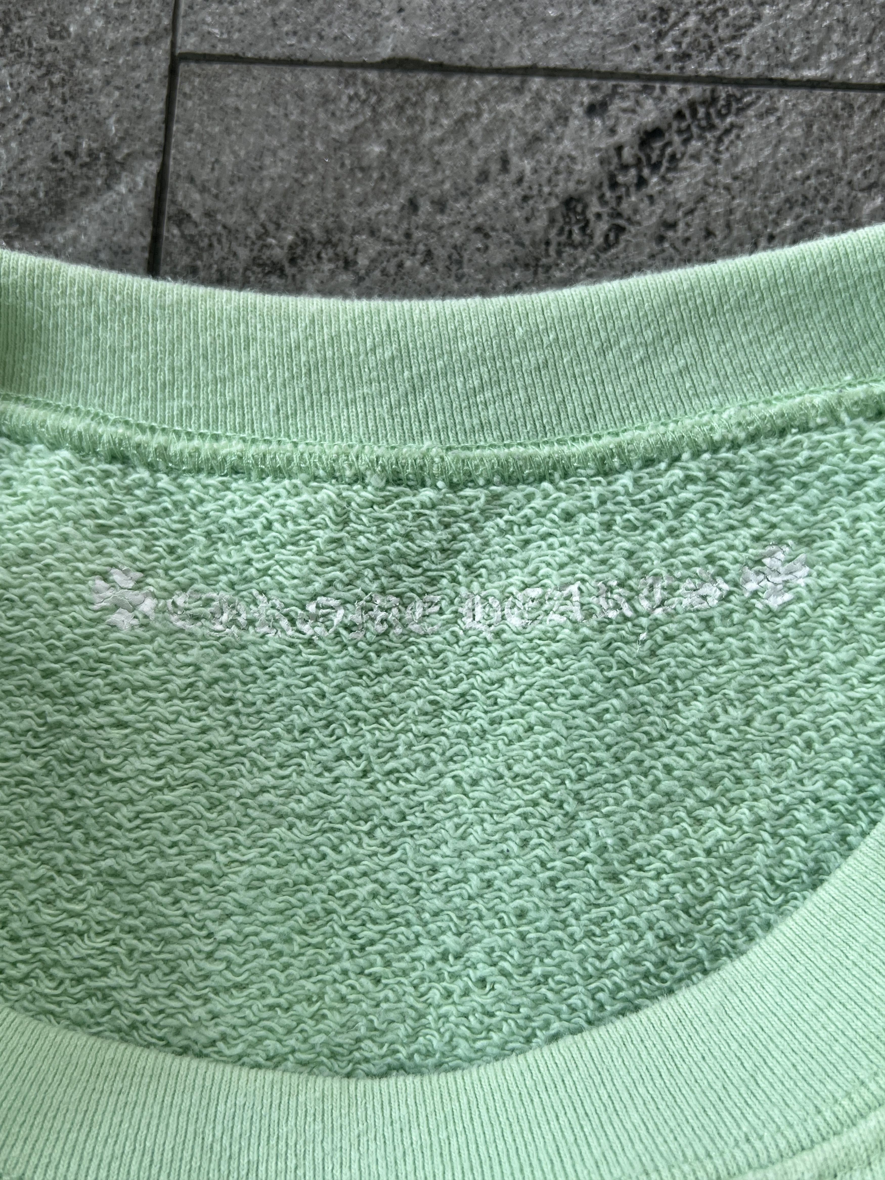 Chrome Hearts Chrome Hearts Matty Boy Mint Green Graphic Sweatshirt Size US M / EU 48-50 / 2 - 9 Thumbnail