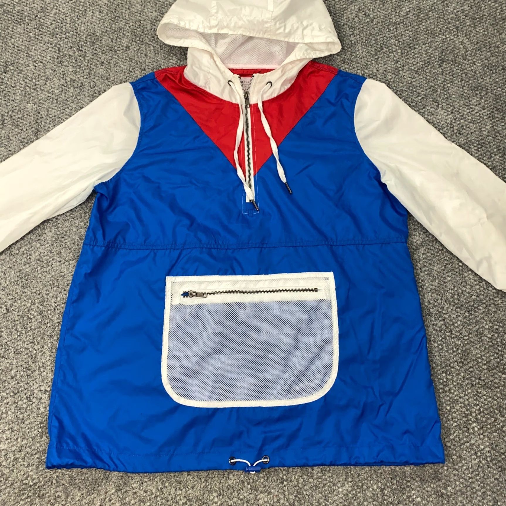 Empyre Empyre Jacket Mens L Red Windbreaker Zip Front Lightweight Collared Pockets Reflective 1/4 Zip Size US L / EU 52-54 / 3 - 5 Thumbnail