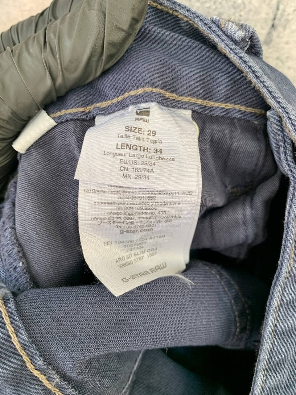 G-Star NEW G-Star Raw GSRD 5677 ARC 3D Denim Pants Jeans Size US 29 - 18 Thumbnail