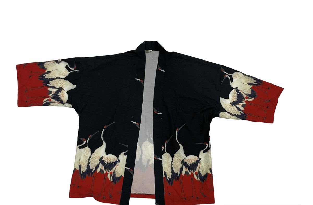 Vintage Vintage kimono flames printed Phoenix Sukajan Souvenir Size US XXL / EU 58 / 5 - 2 Thumbnail