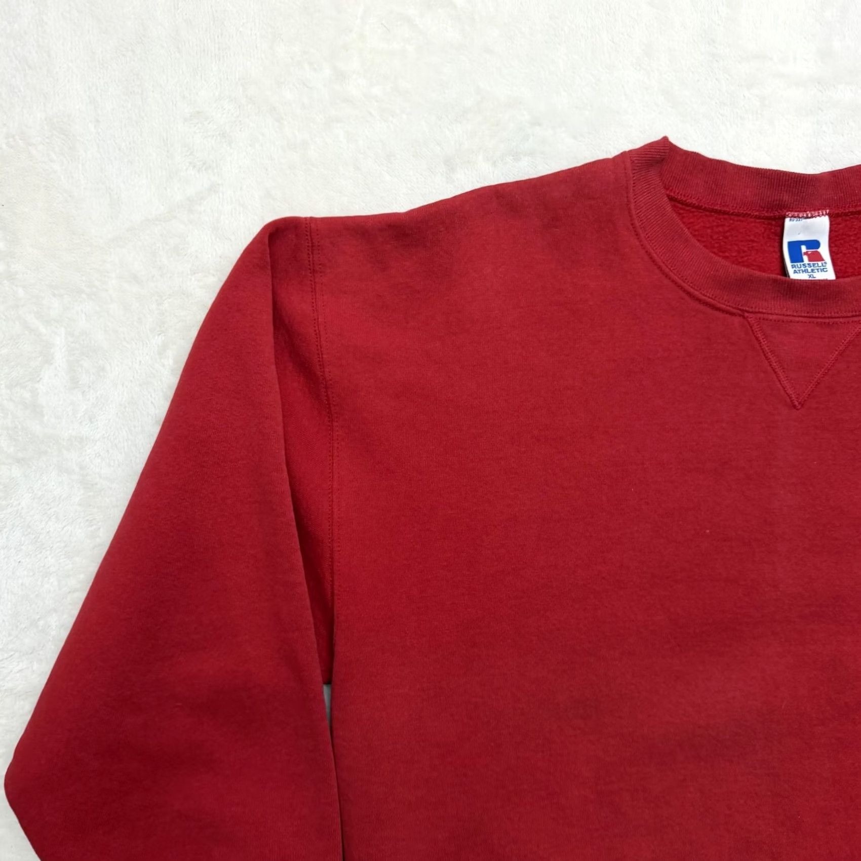 Russell Athletic Russell Athletic Sweatshirt Mens XL Red Fleece Pullover Solid Logo Size US XL / EU 56 / 4 - 6 Thumbnail