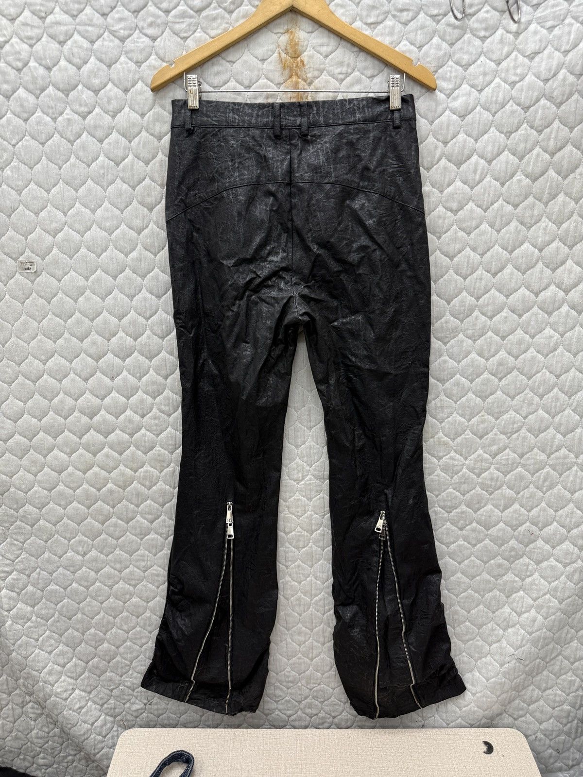 Hypebeast 🔥🔥🔥ARCHIVE PUNK GOTH PANTS Size 30" / US 8 / IT 44 - 4 Thumbnail