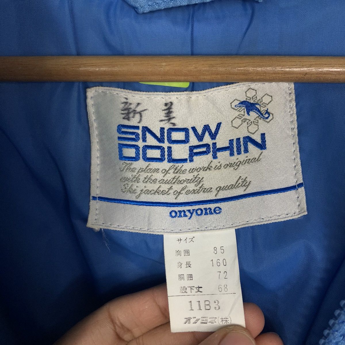 Japanese Brand 🔥90s Vintage Puffer Down Ski Jacket Dolphin Snow Japan Made Size US M / EU 48-50 / 2 - 14 Thumbnail