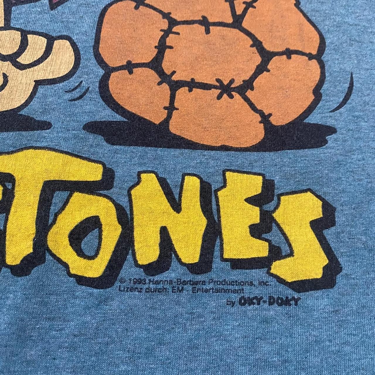 Stevenson Overall Co. 1993 Filntstones Movie Boxy Single Stitch Vintahe Size US L / EU 52-54 / 3 - 4 Thumbnail