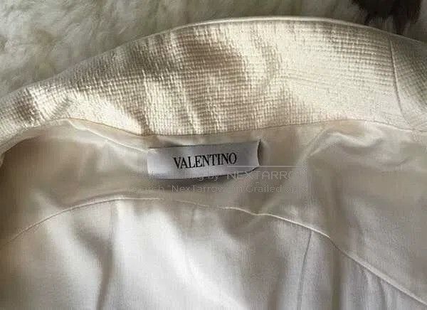 Valentino Valentino White silk satin trench coat coat Size XS / US 0-2 / IT 36-38 - 8 Thumbnail