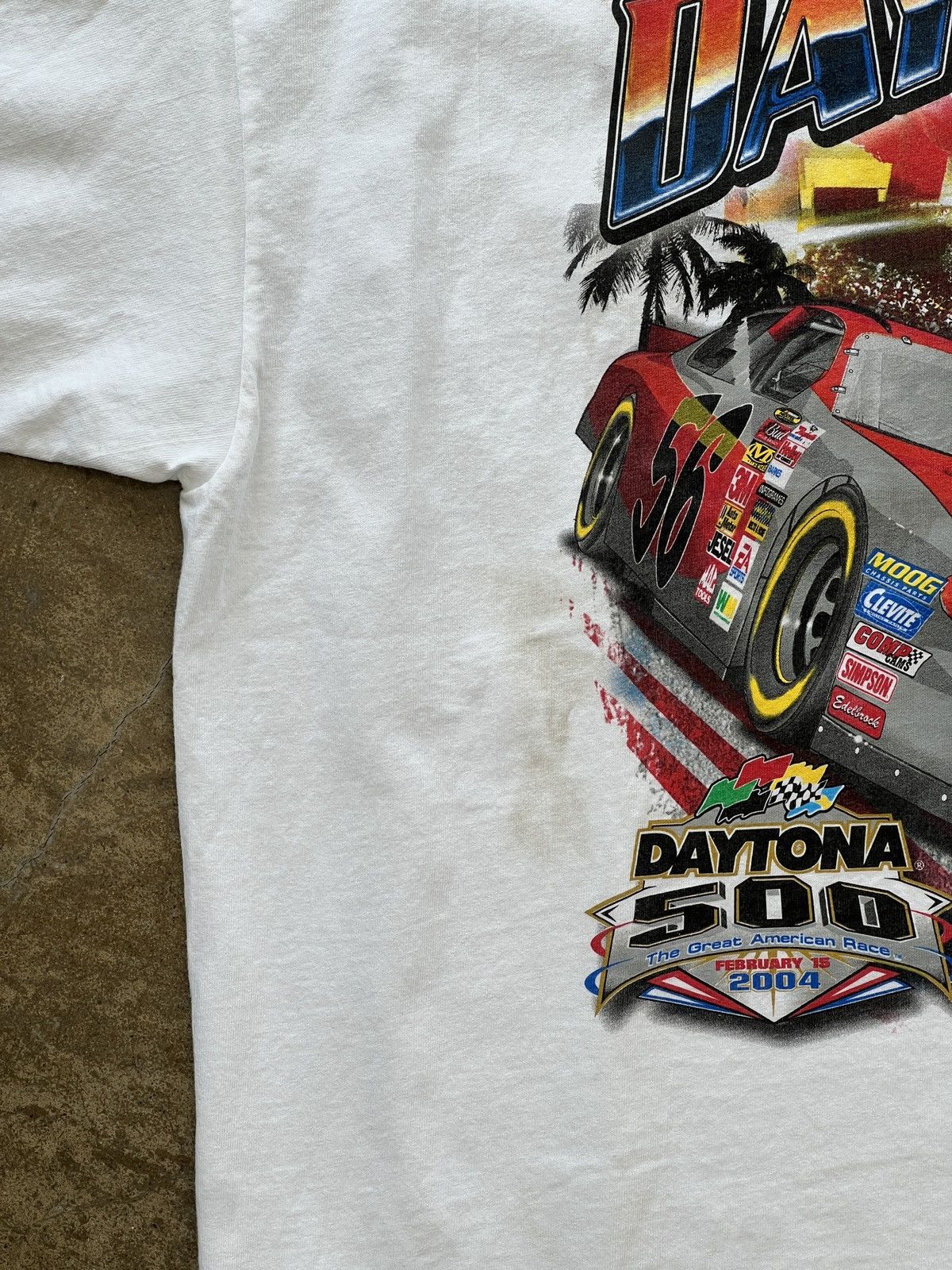 NASCAR Vintage 2004 NASCAR Daytona 500 Starting Line Up Tees XL Size US XL / EU 56 / 4 - 4 Thumbnail