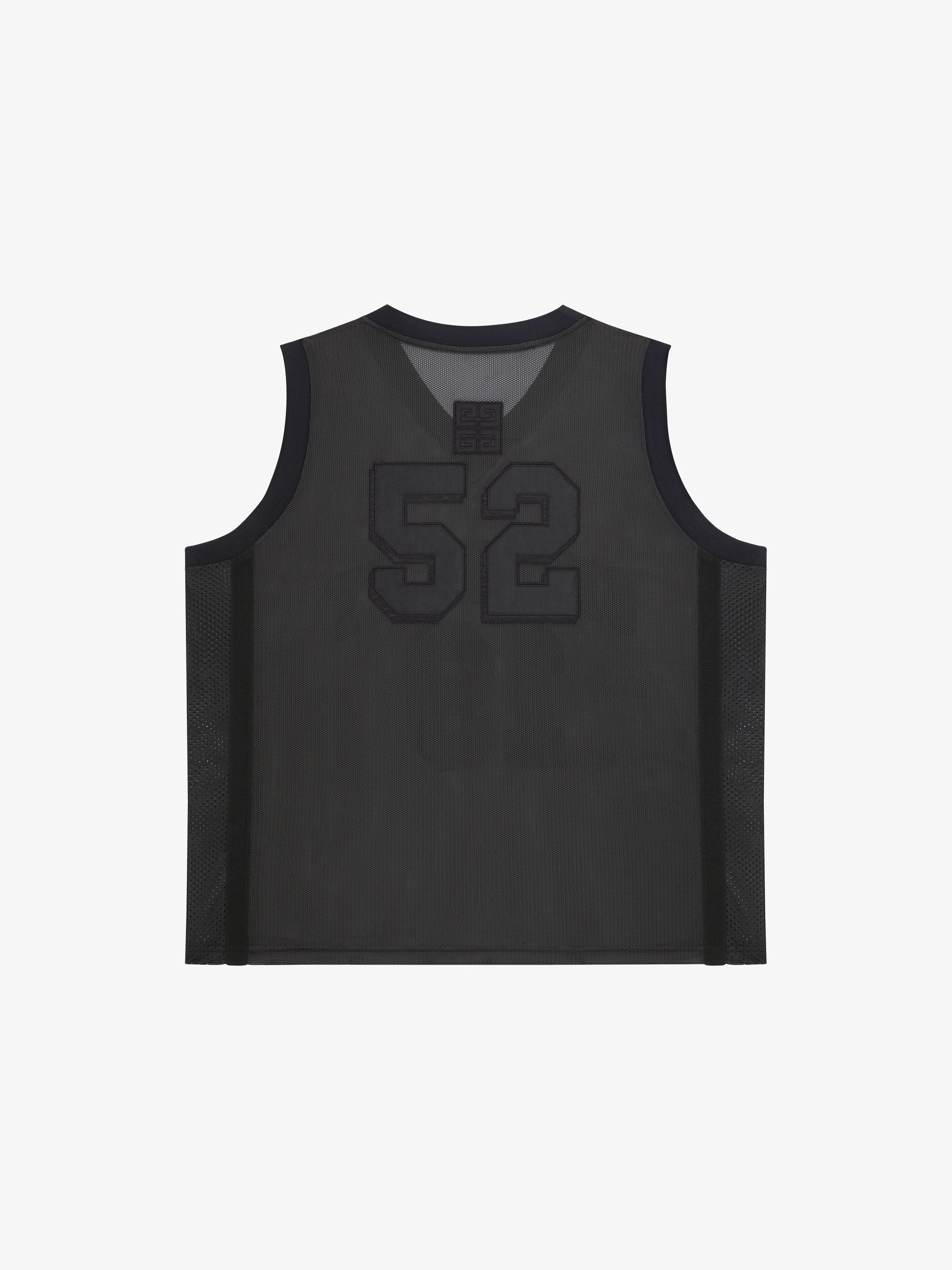 Givenchy o1mle0125 Basketball Logo Tank Top In Mesh in Black Size US L / EU 52-54 / 3 - 4 Thumbnail