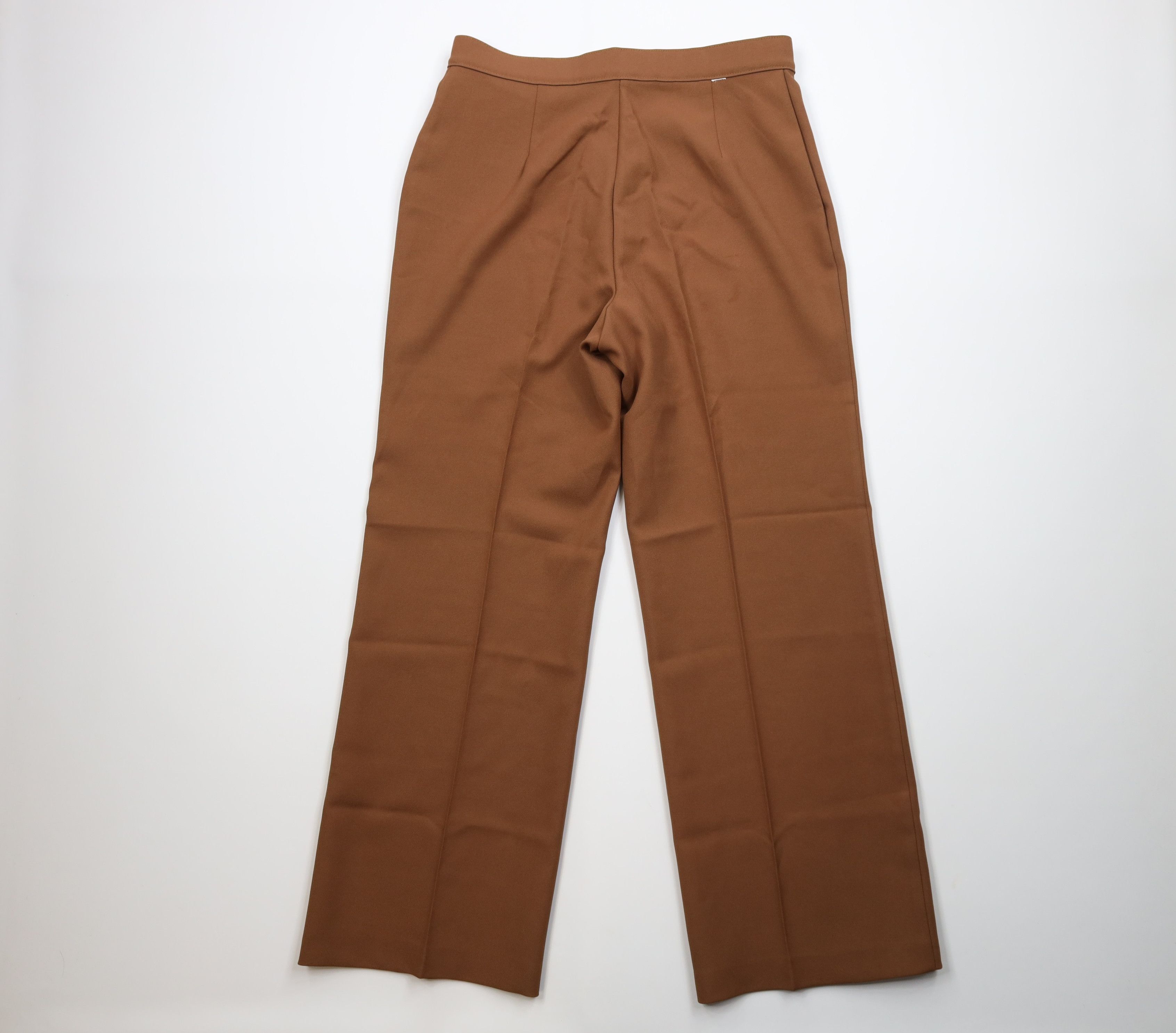Levi's Vintage 70s Levis Knit Wide Leg Bell Bottoms Pants Brown USA Size 42" / US 20 - 11 Thumbnail